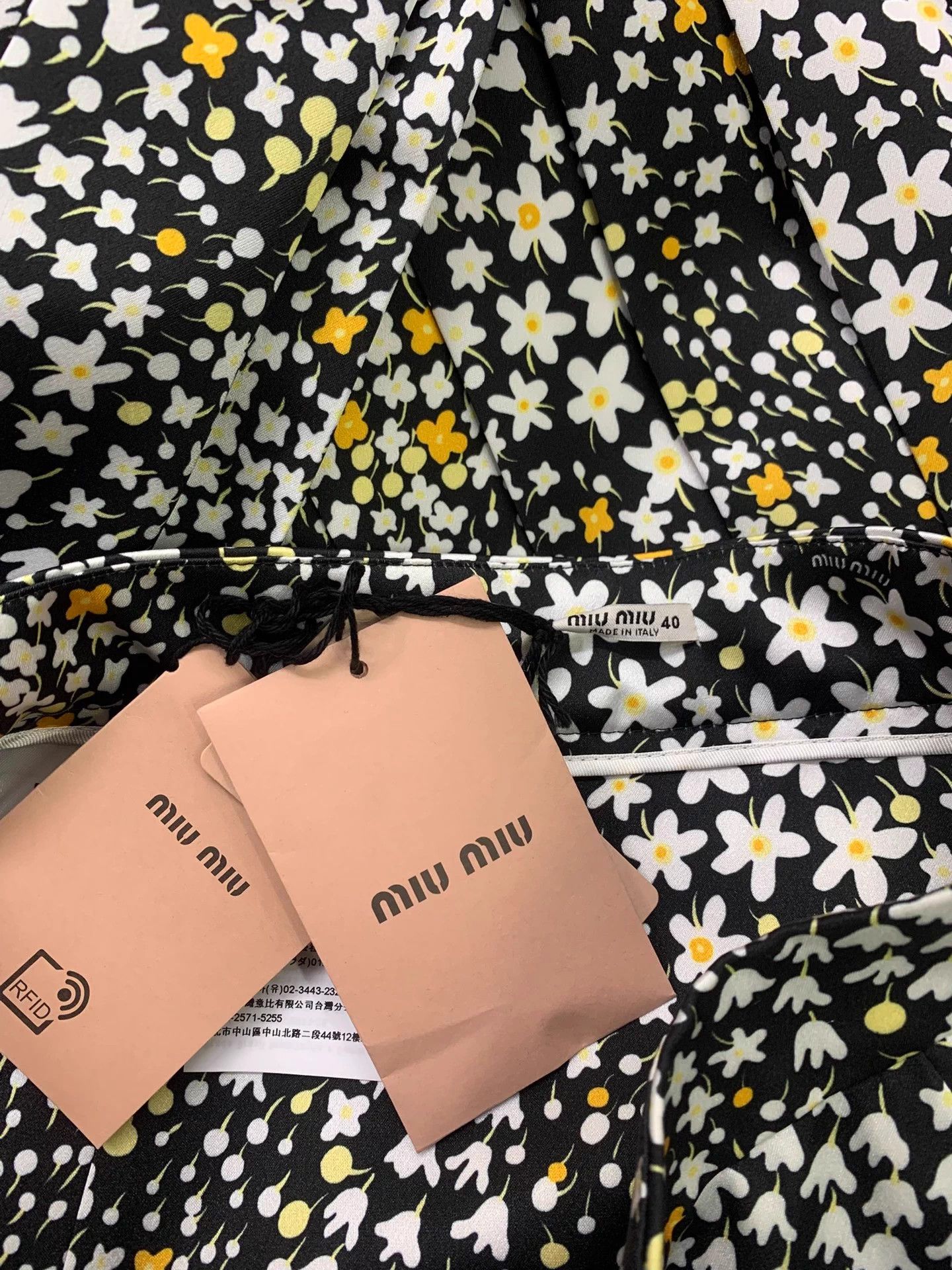 Miu Miu MIU MIU floral doll collar open back tie top-skirt set 40 Size S / US 4 / IT 40 - 6 Thumbnail