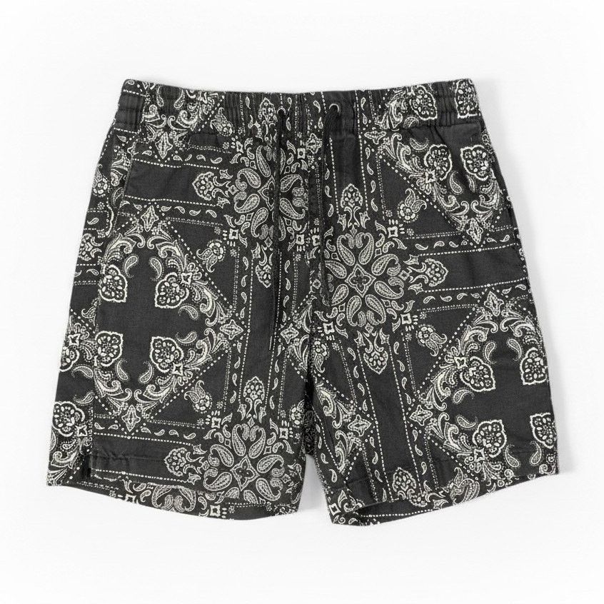 Pacsun PacSun Pacific Sunwear Men's Small 6.5" Gray Paisley Shorts Size US 30 / EU 46 - 5 Thumbnail