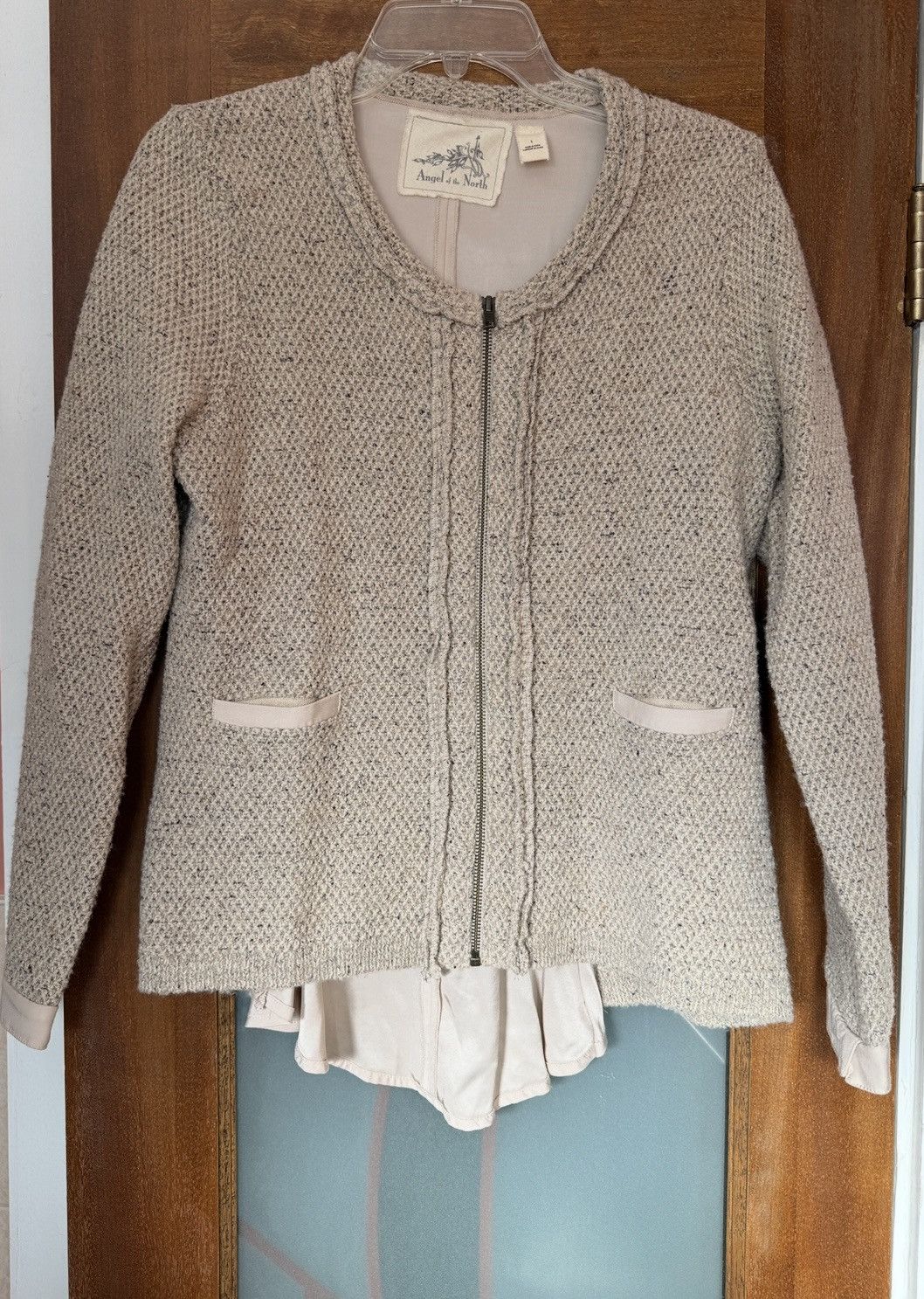 Anthropologie Anthropologie Angel of the North Envalira Cardigan Jacket Size L / US 10 / IT 46 - 1 Thumbnail
