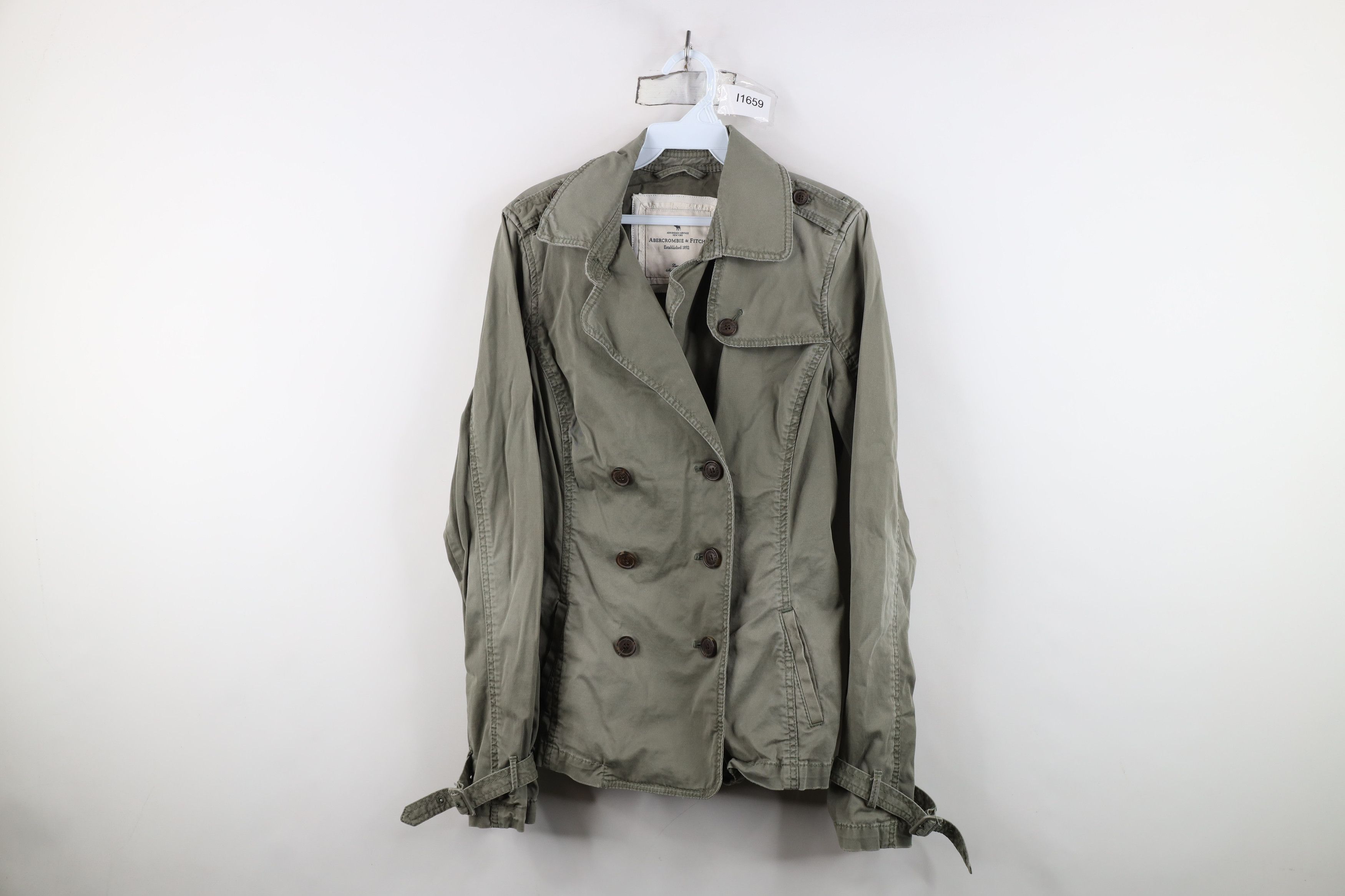 Abercrombie & Fitch Vintage Y2K Abercrombie & Fitch Military Jacket Green Size L / US 10 / IT 46 - 1 Thumbnail