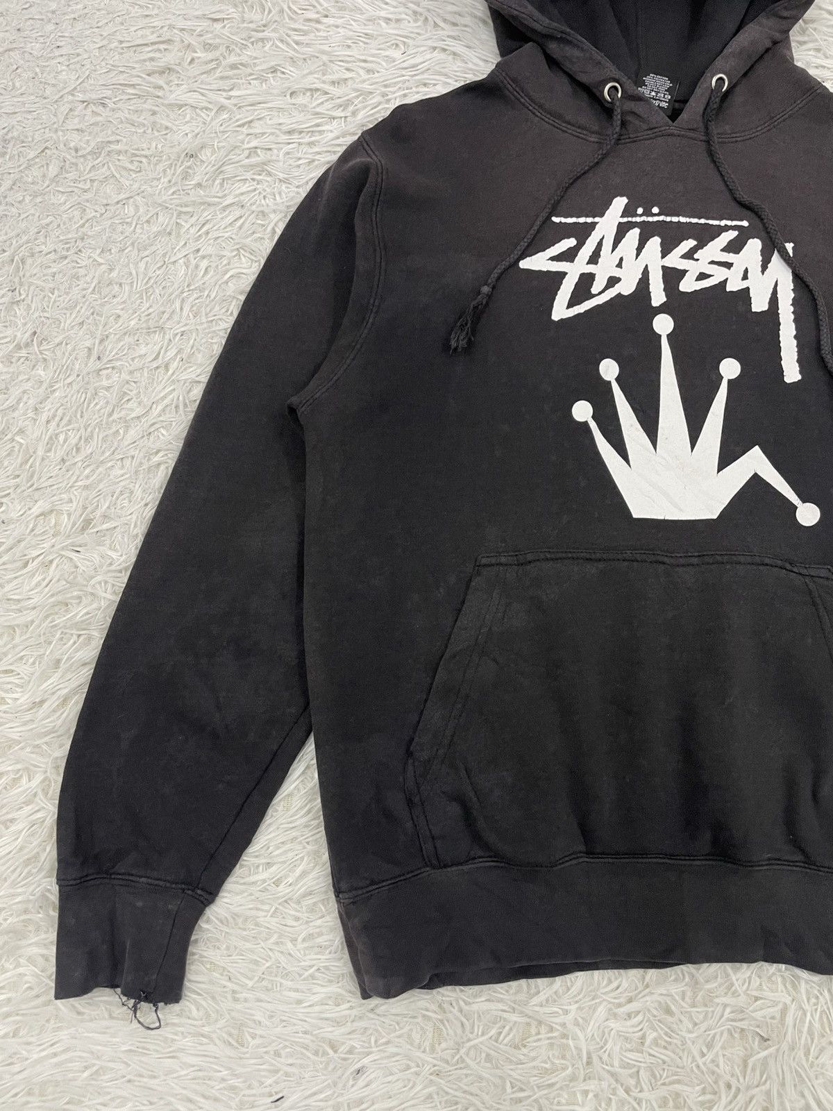 Stussy Vintage Sunfaded Stussy Crown Hoodie Size US S / EU 44-46 / 1 - 4 Thumbnail