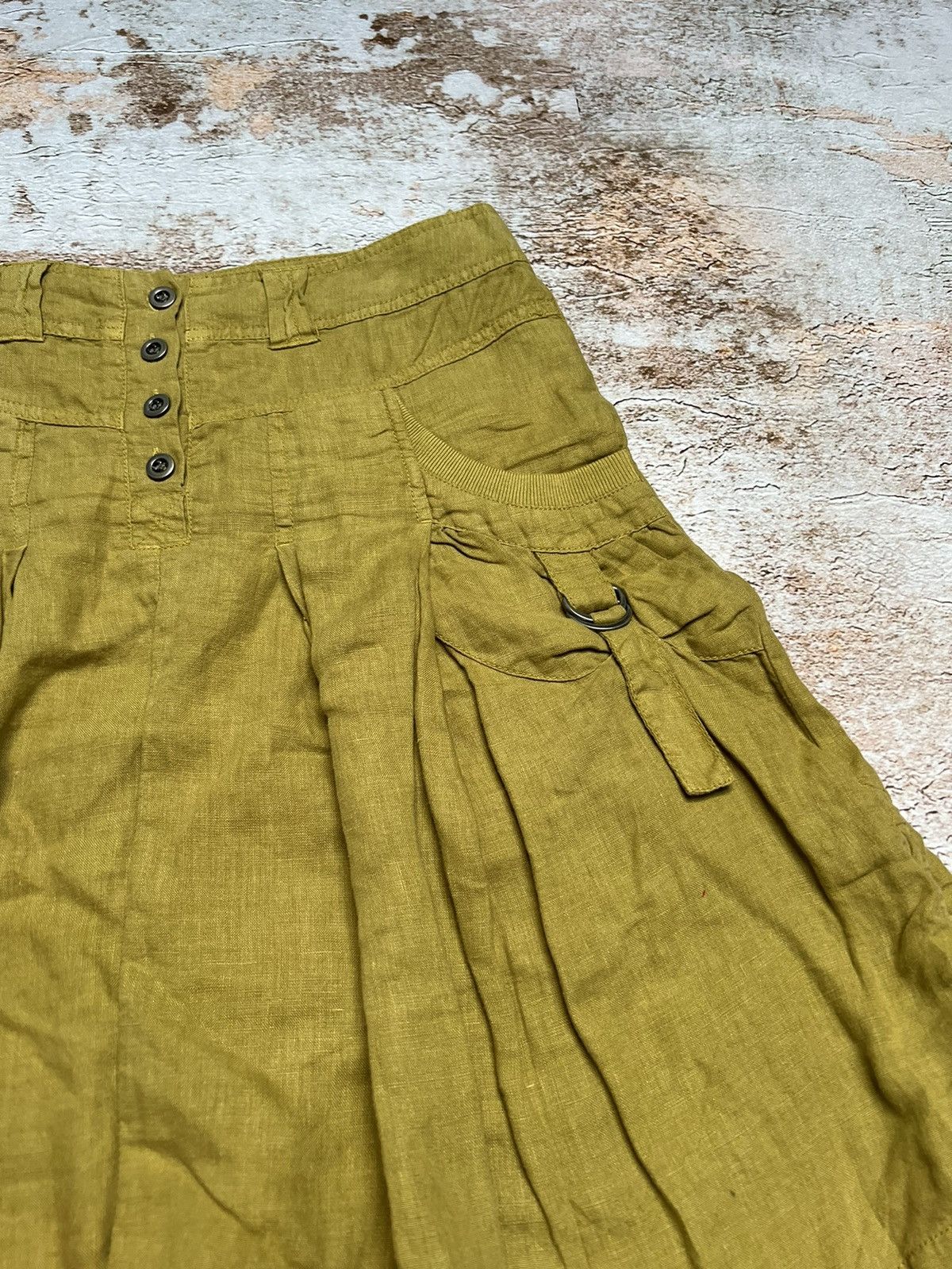 Japanese Brand × Vintage Vintage Japanese flare adjustable cargo skirt Size 28" / US 6 / IT 42 - 4 Thumbnail