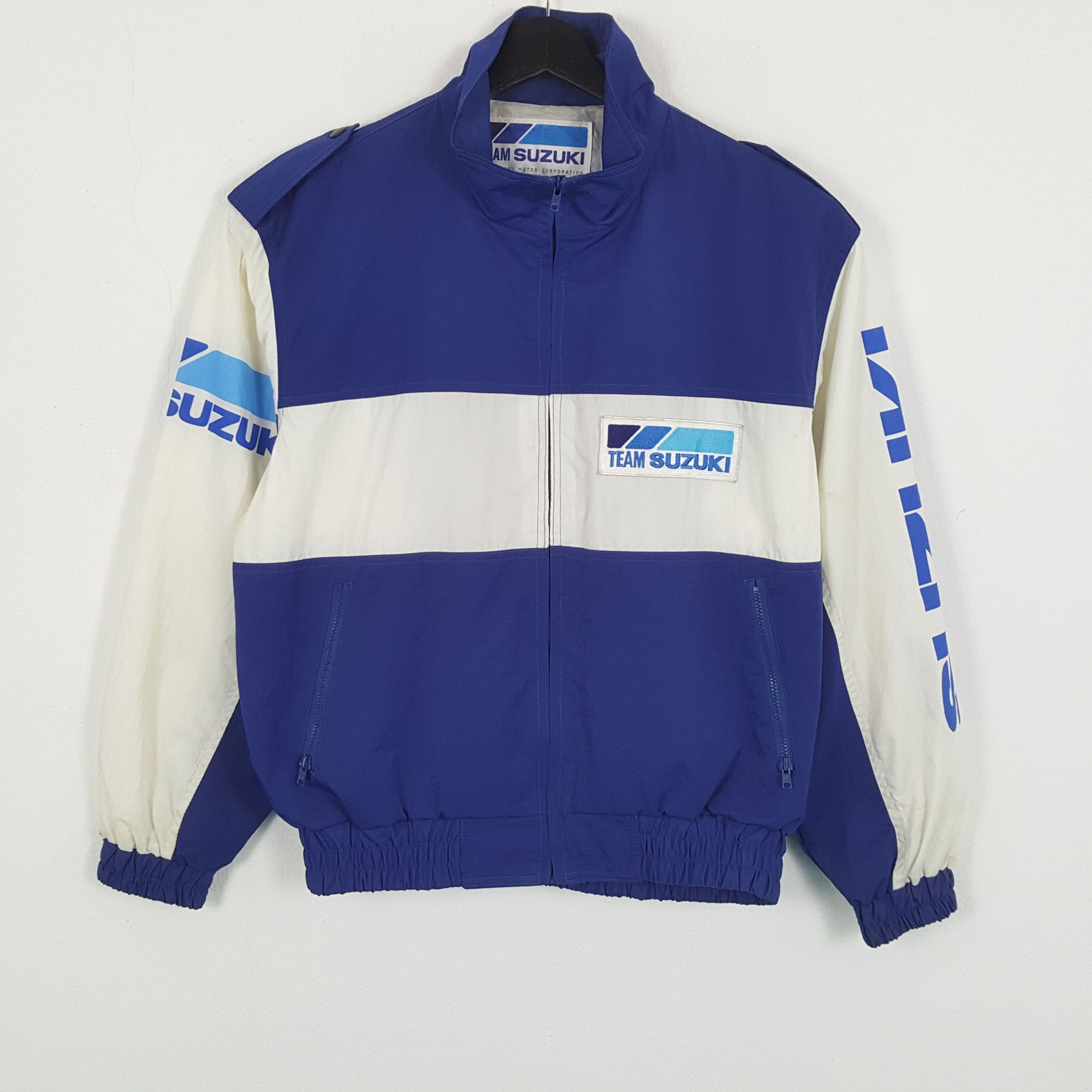 Japanese Brand × Vintage TEAM SUZUKI Racing Team Jacket Size US XL / EU 56 / 4 - 3 Thumbnail