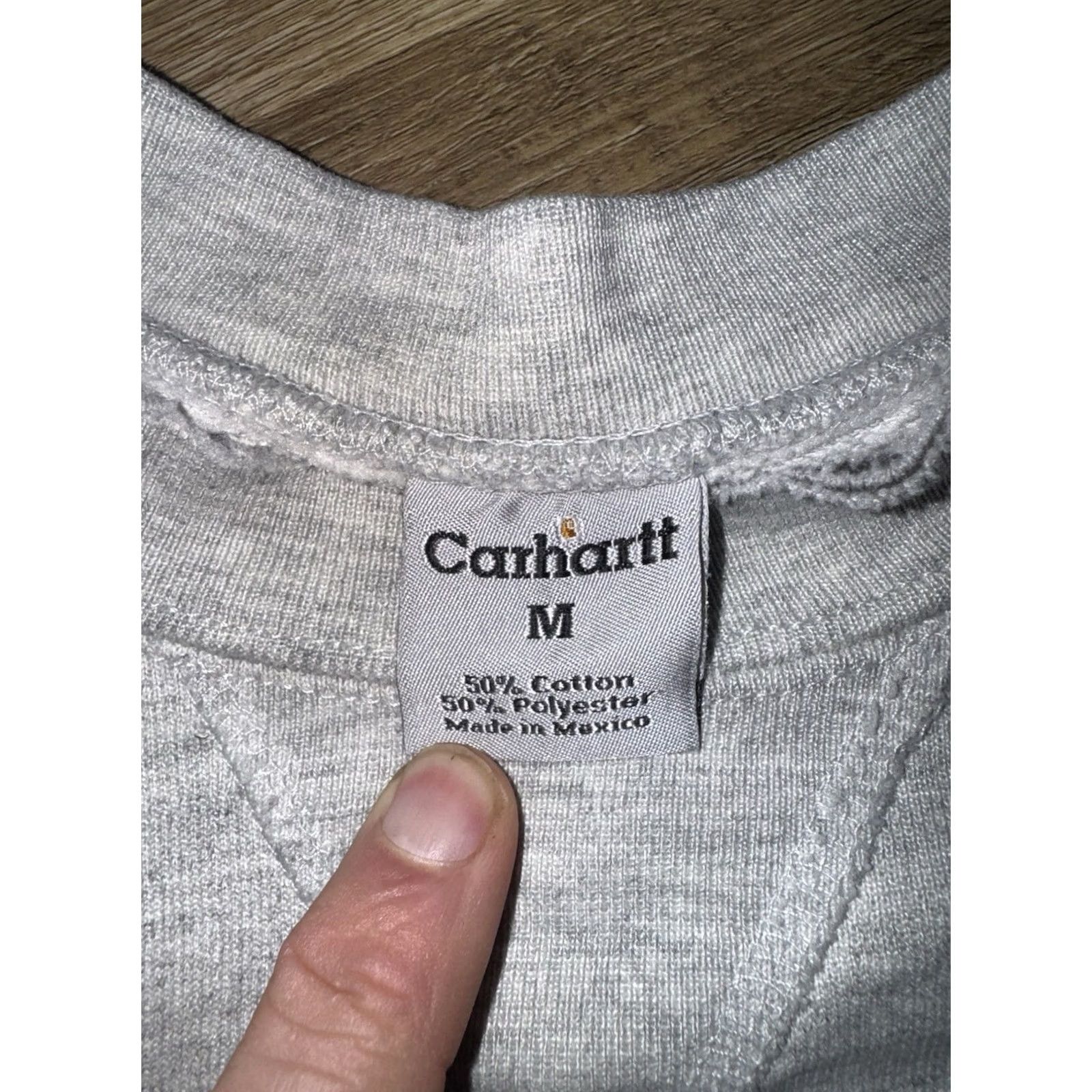 Carhartt VINTAGE Carhartt Pullover Mens M Gray Crewneck Rugged Outdoor Heavyweight Size GUC Paint Size US M / EU 48-50 / 2 - 2 Thumbnail
