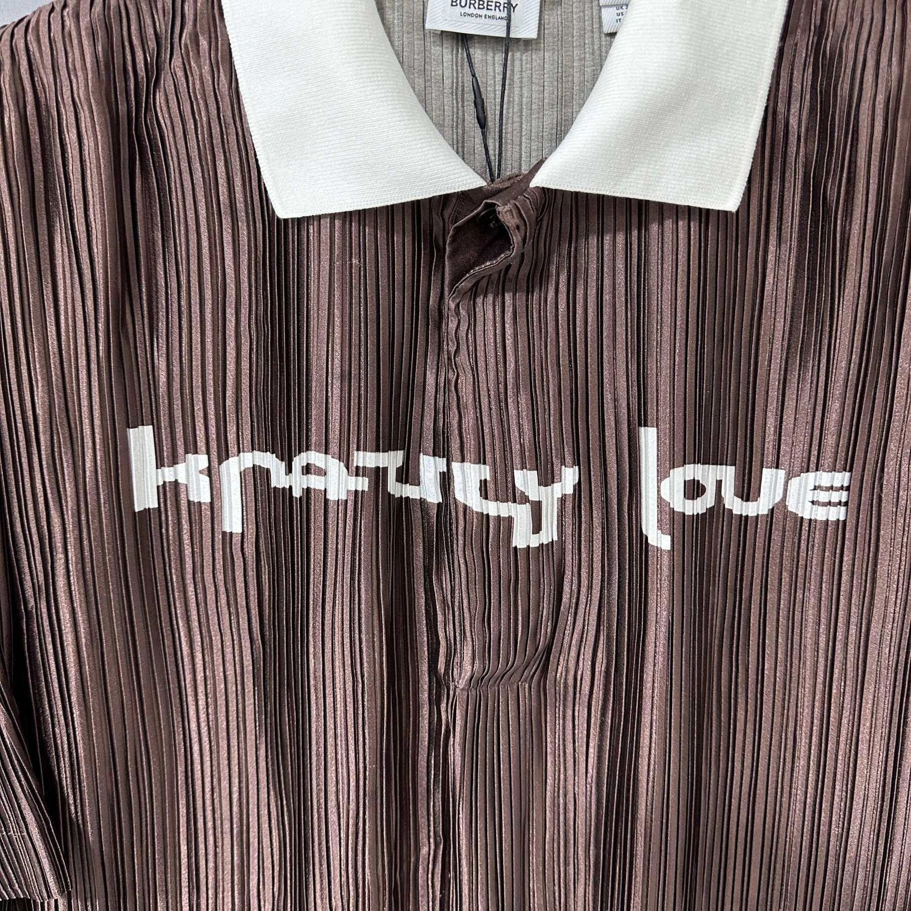 Burberry Burberry Black Pleated Polo Shirt UK2 Size US M / EU 48-50 / 2 - 4 Thumbnail