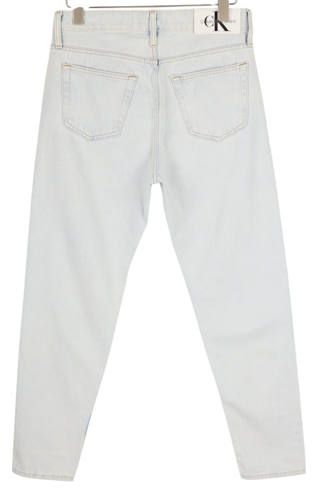 Calvin Klein REGULAR TAPER W30/L32 Light Blue Washed Zipper Denim 85329 Size US 30 / EU 46 - 2 Thumbnail