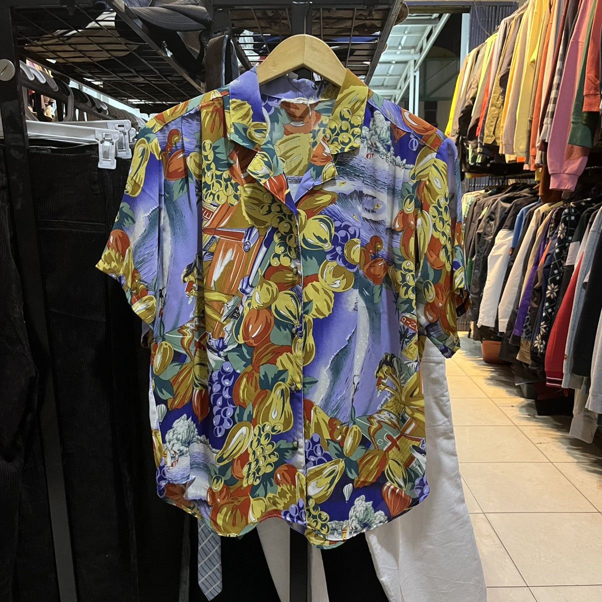 Issey Miyake × Japanese Brand Hawai leadis fashion modern art hawaii shirt Size XL / US 12-14 / IT 48-50 - 1 Thumbnail