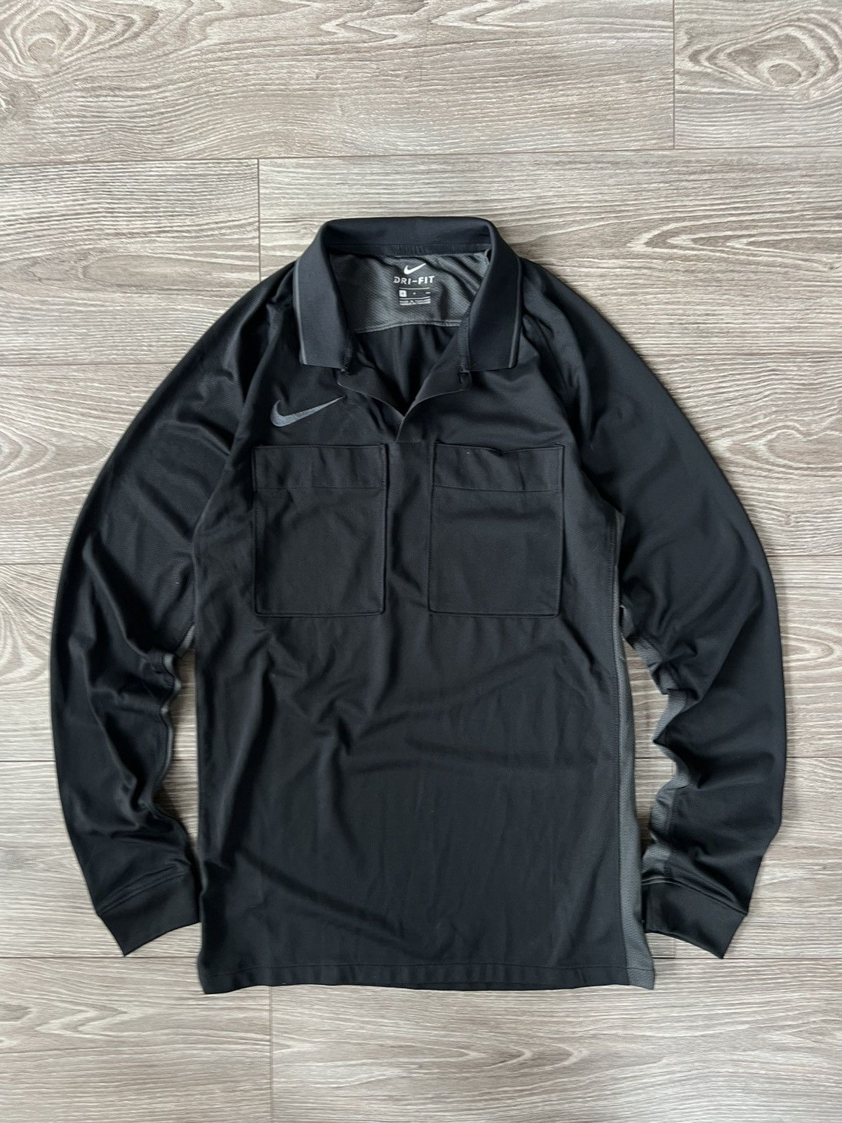 Nike Nike Dri-Fit Referee LS Jersey Long sleeve Knit Swoosh Logo Size US S / EU 44-46 / 1 - 2 Thumbnail