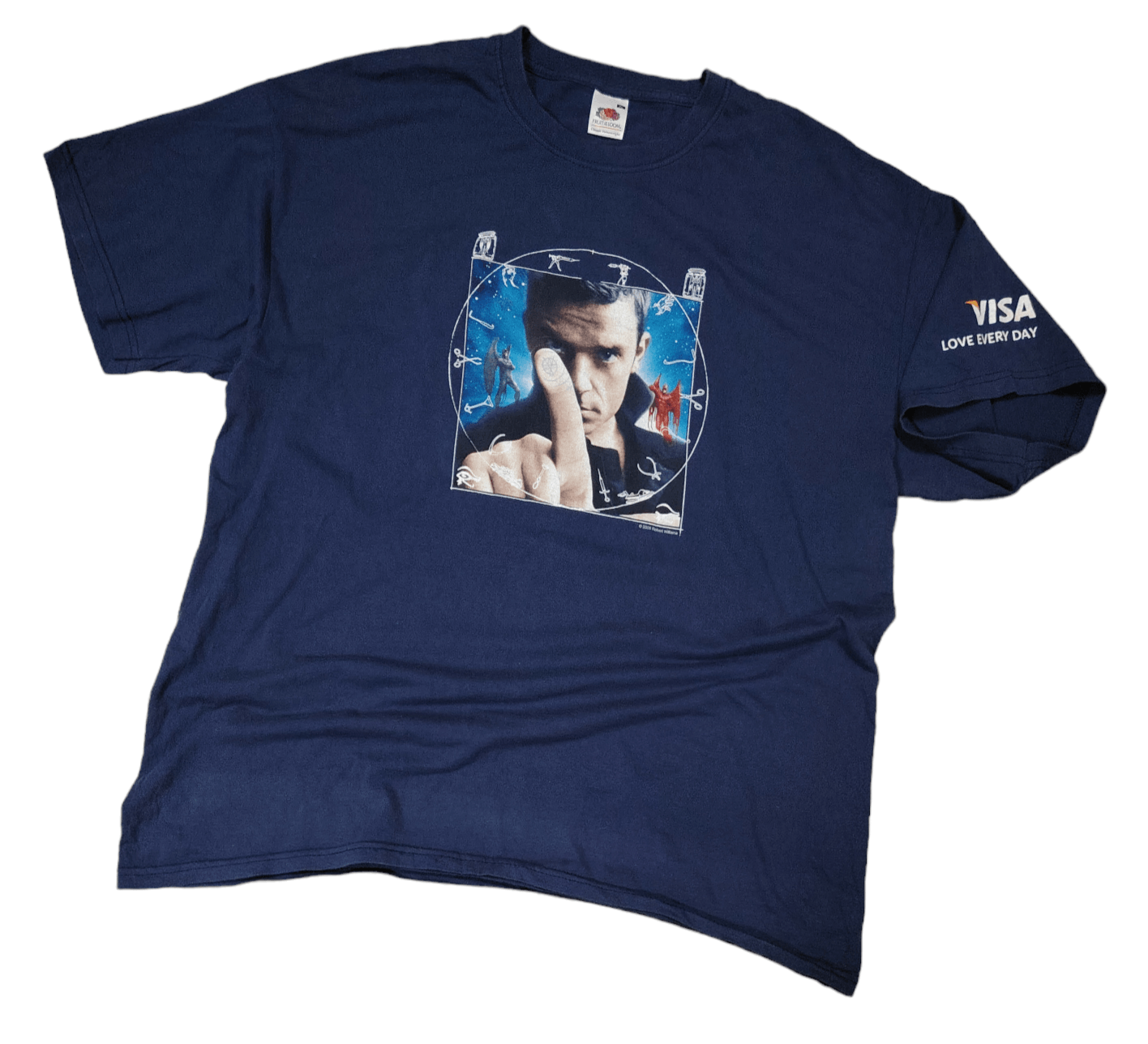 Band Tees × Vintage Vintage Y2K Robbie Williams concert tee Size US XL / EU 56 / 4 - 1 Thumbnail
