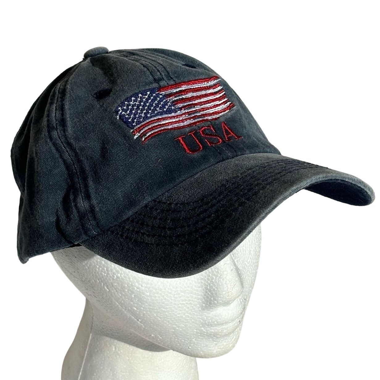 Other Gray & Red USA Men's Hat Size ONE SIZE - 3 Thumbnail