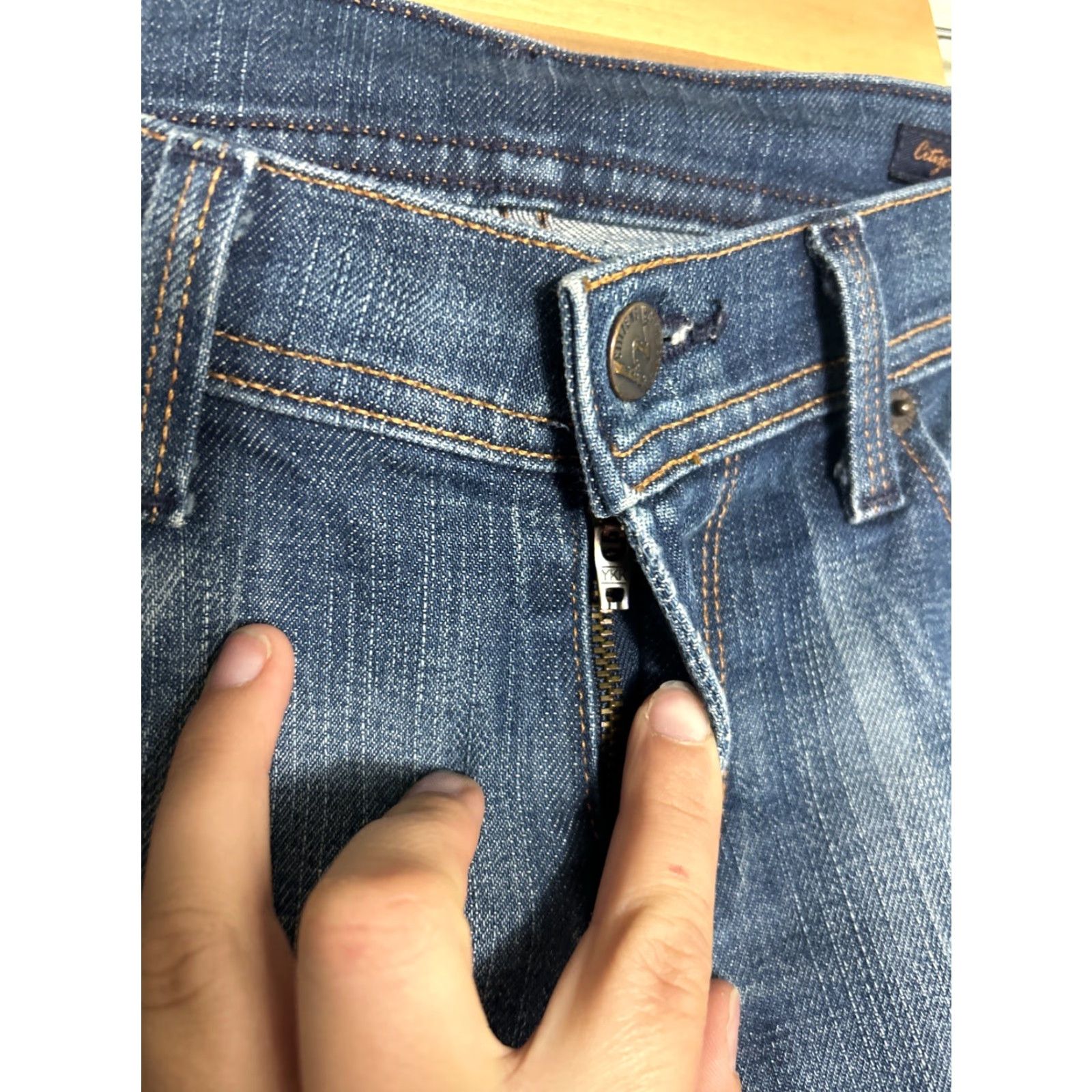 Citizens Of Humanity Citizens of Humanity Jeans Womens 27 Blue Ingrid 002 Low Waist Flare Dark Wash Size 30" / US 8 / IT 44 - 6 Thumbnail