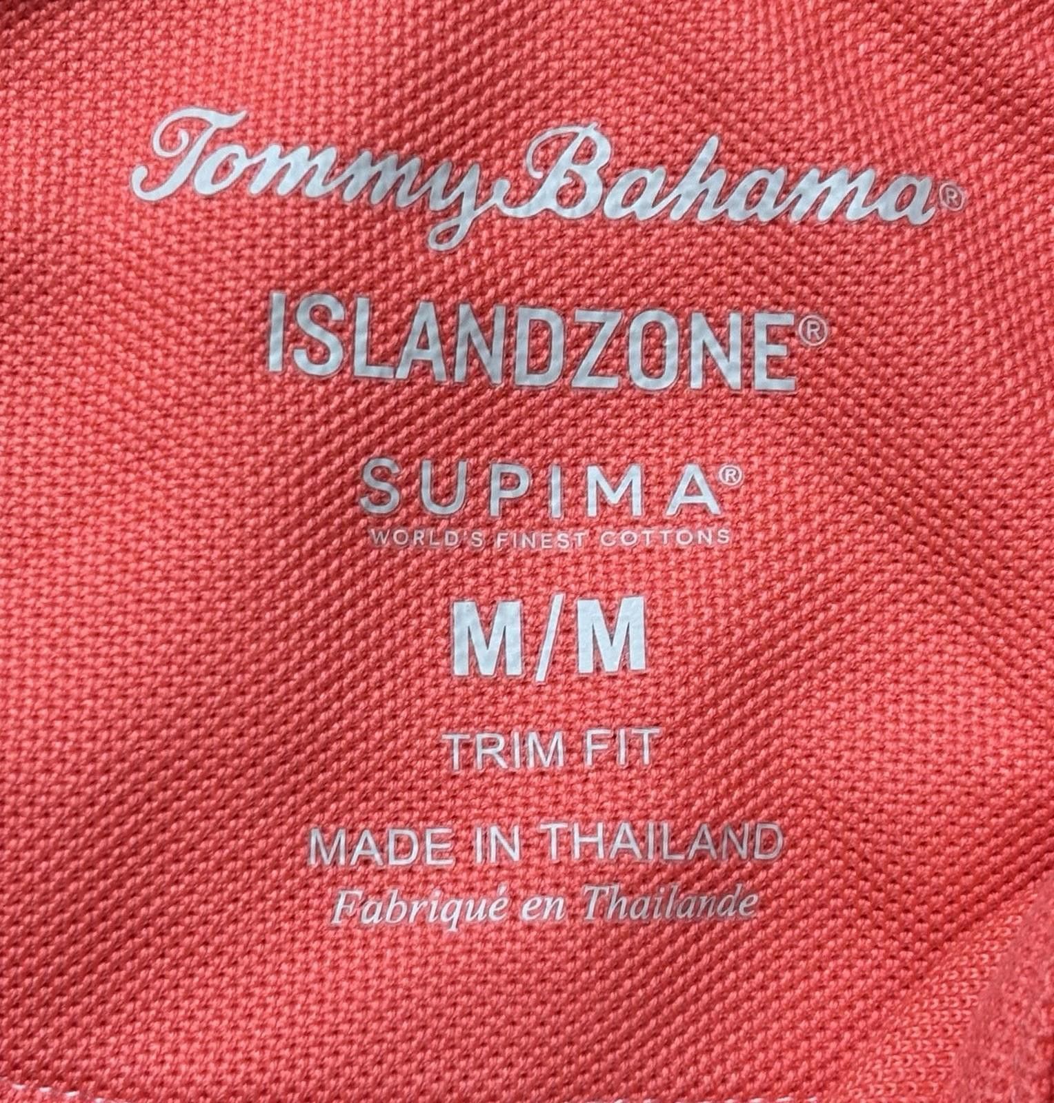 Tommy Bahama Tommy Bahama Polo Shirt Mens M Islandzone Supima Cotton Size US M / EU 48-50 / 2 - 2 Thumbnail