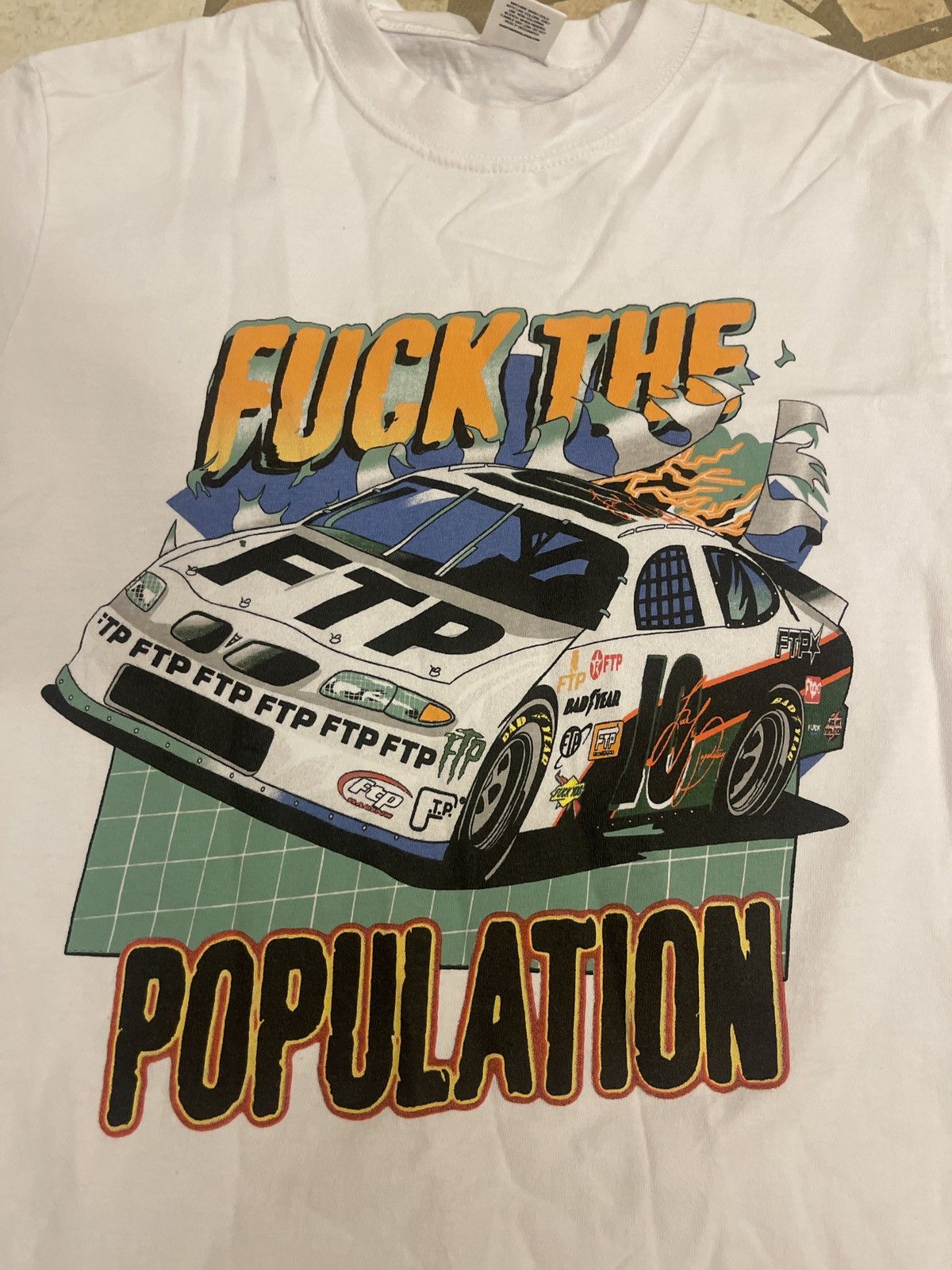 Fuck The Population FTP T shirt Size US M / EU 48-50 / 2 - 2 Thumbnail