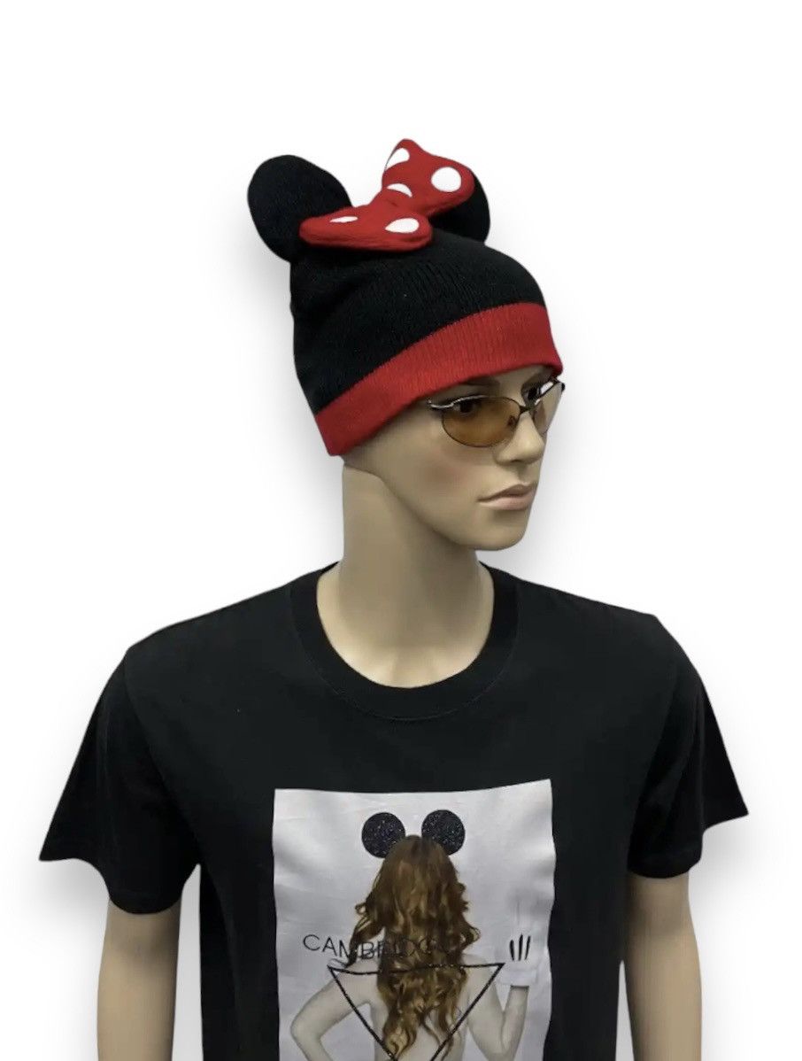 Disney 🔥DOPE! MINNIE MOUSE Ears Acrylic Beanie Size ONE SIZE - 2 Thumbnail