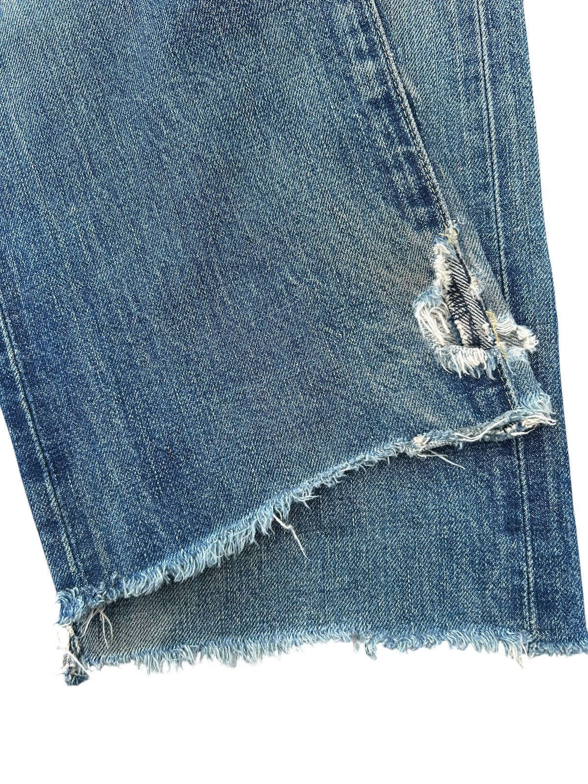 Kapital Thrashed Vintage Levis big E Selvedge Repair Denim Jeans Size US 32 / EU 48 - 12 Thumbnail