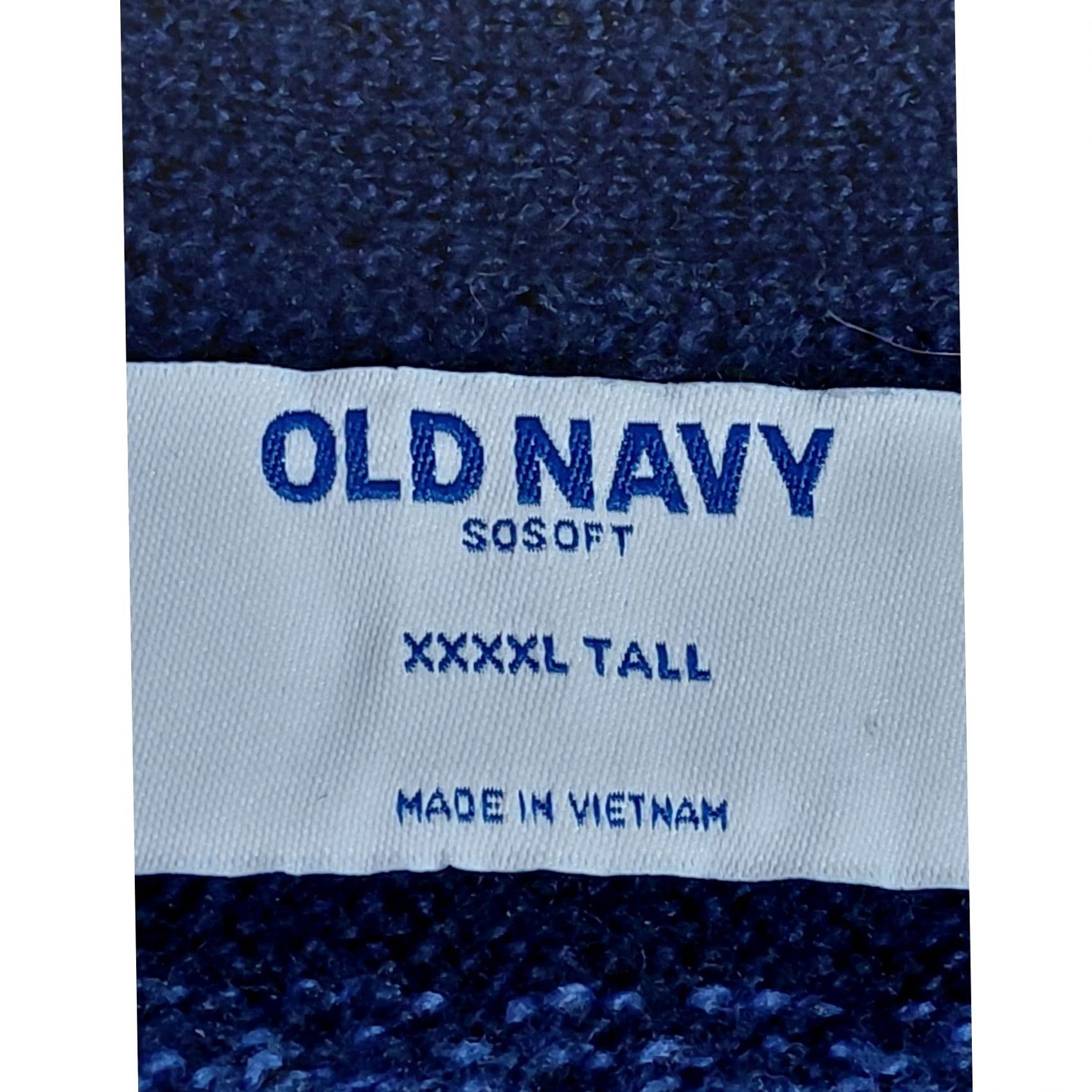 Old Navy OLD NAVY Blue Striped Knit Cardigan Sleeveless Big & Tall 4XL Mens Cardigan Lightweight Acrylic Open Front Seasonal Casual Size US XXL / EU 58 / 5 - 3 Thumbnail