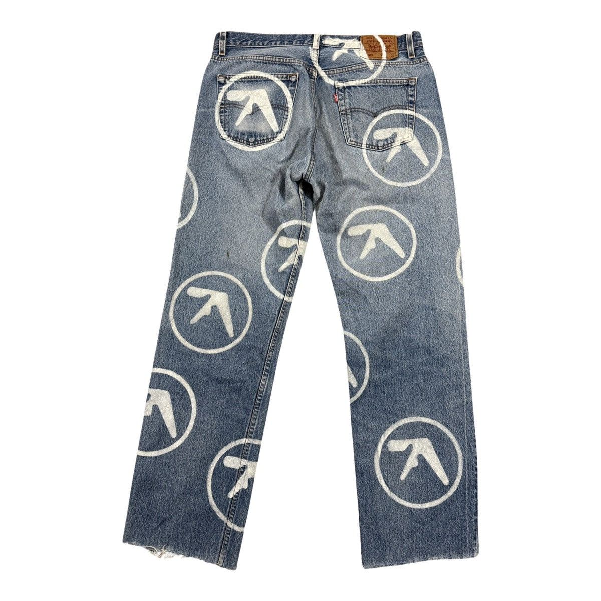 Vintage Vintage Aphex Twin All Over Print Jeans Size US 34 / EU 50 - 2 Thumbnail