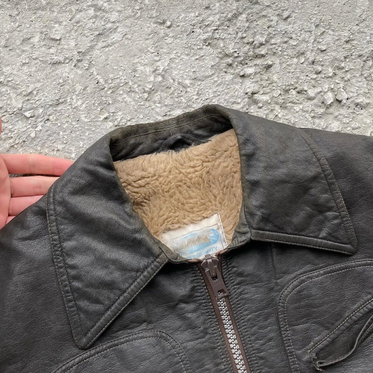 Japanese Brand × Leather Vintage Leather Jacket Size US M / EU 48-50 / 2 - 10 Thumbnail