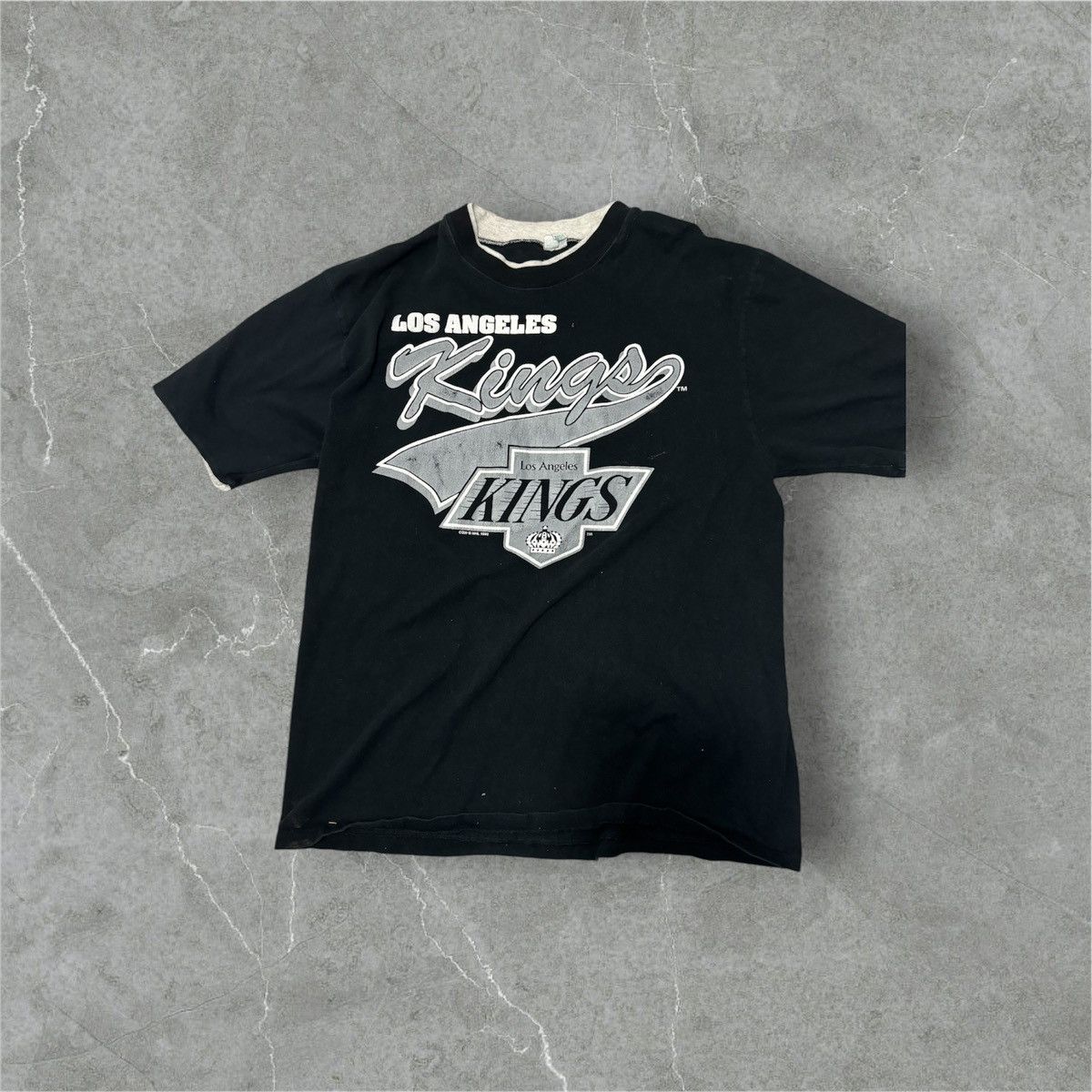 Vintage LA Kings Double Layer Tee Size US L / EU 52-54 / 3 - 1 Thumbnail