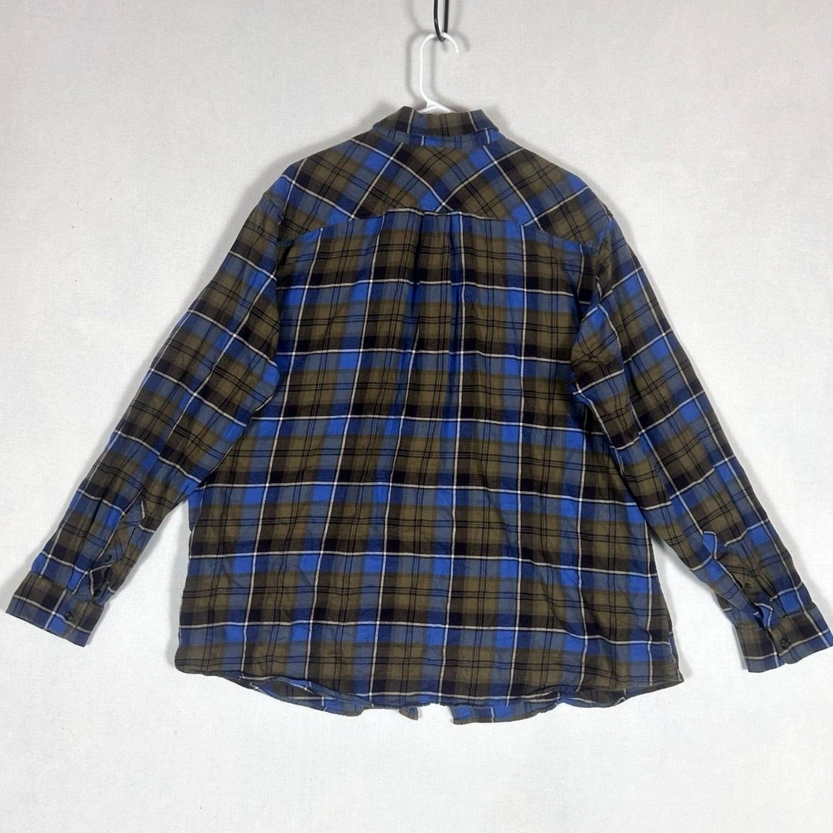 Eddie Bauer Eddie Bauer Mens Button-Up Shirt Plaid Flannel Classic Fit Long Sleeve L/S 2XL Size US XXL / EU 58 / 5 - 6 Thumbnail