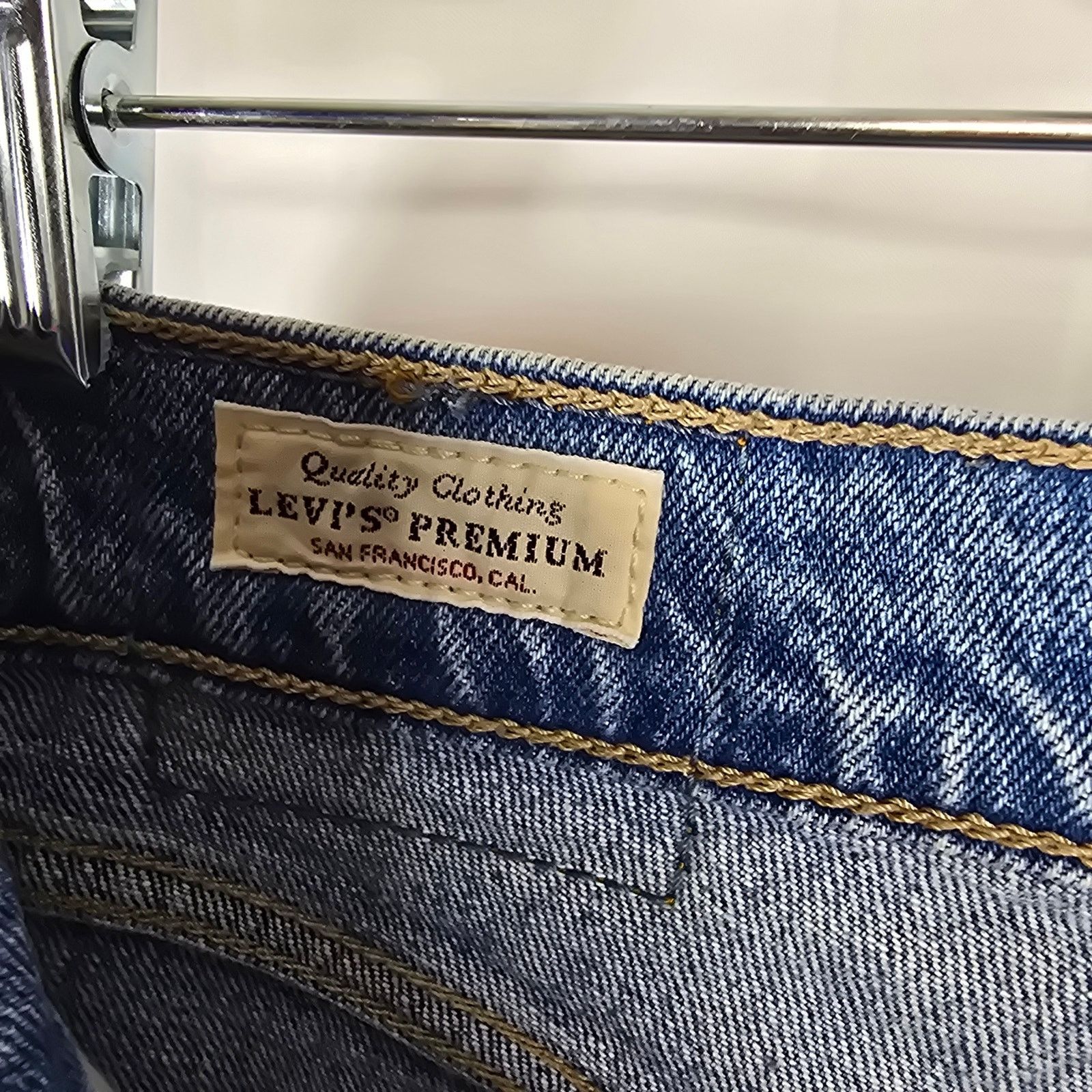 Levi's Levi's Premium 70's High Slim Straight Blue Denim Jeans 29 Size US 29 - 4 Thumbnail