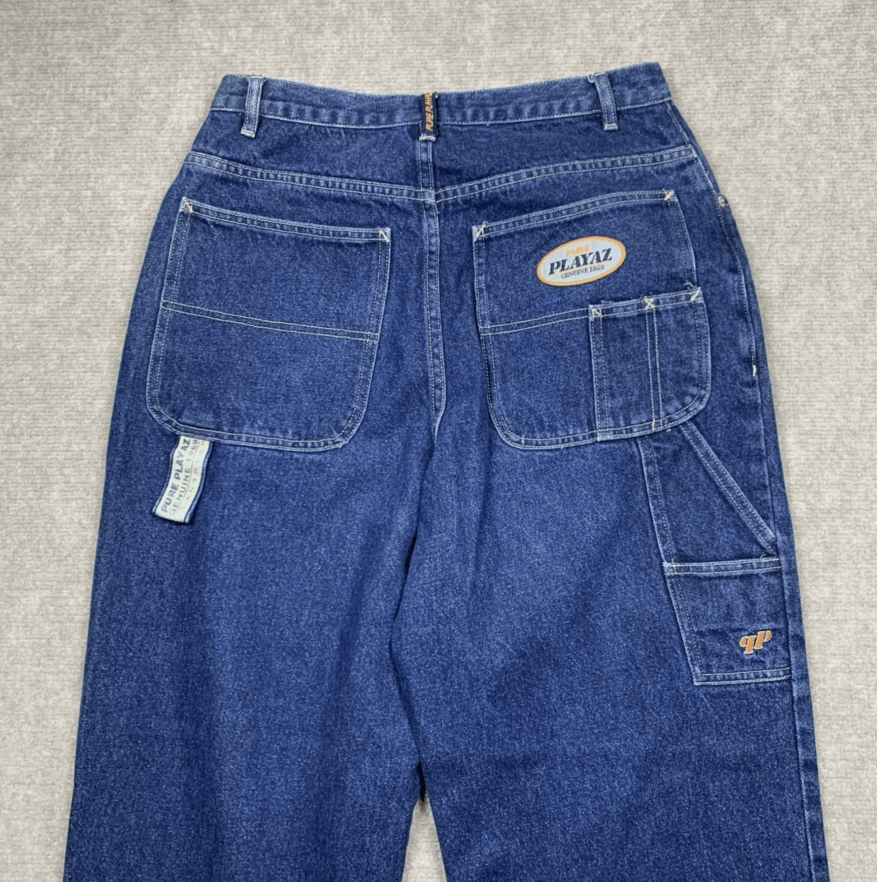 Other Pure Playaz Carpenter Jeans Mens 31X33 Blue Denim Vintage Size US 31 - 8 Thumbnail