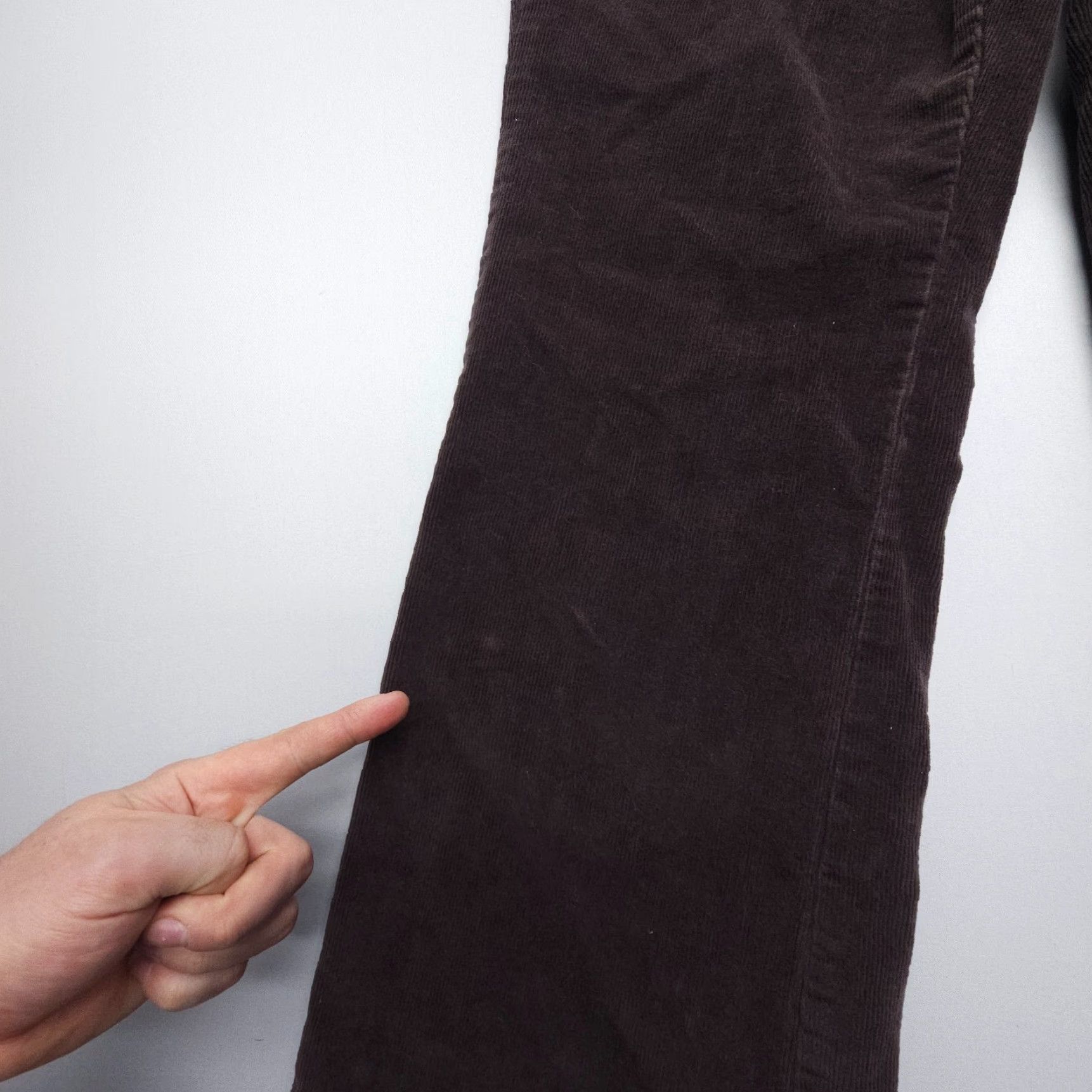 Torrid Torrid Bootcut Corduroy Pants Womens 14R Dark Brown Cotton Stretch Chino Size 36" / US 14 / IT 50 - 3 Thumbnail