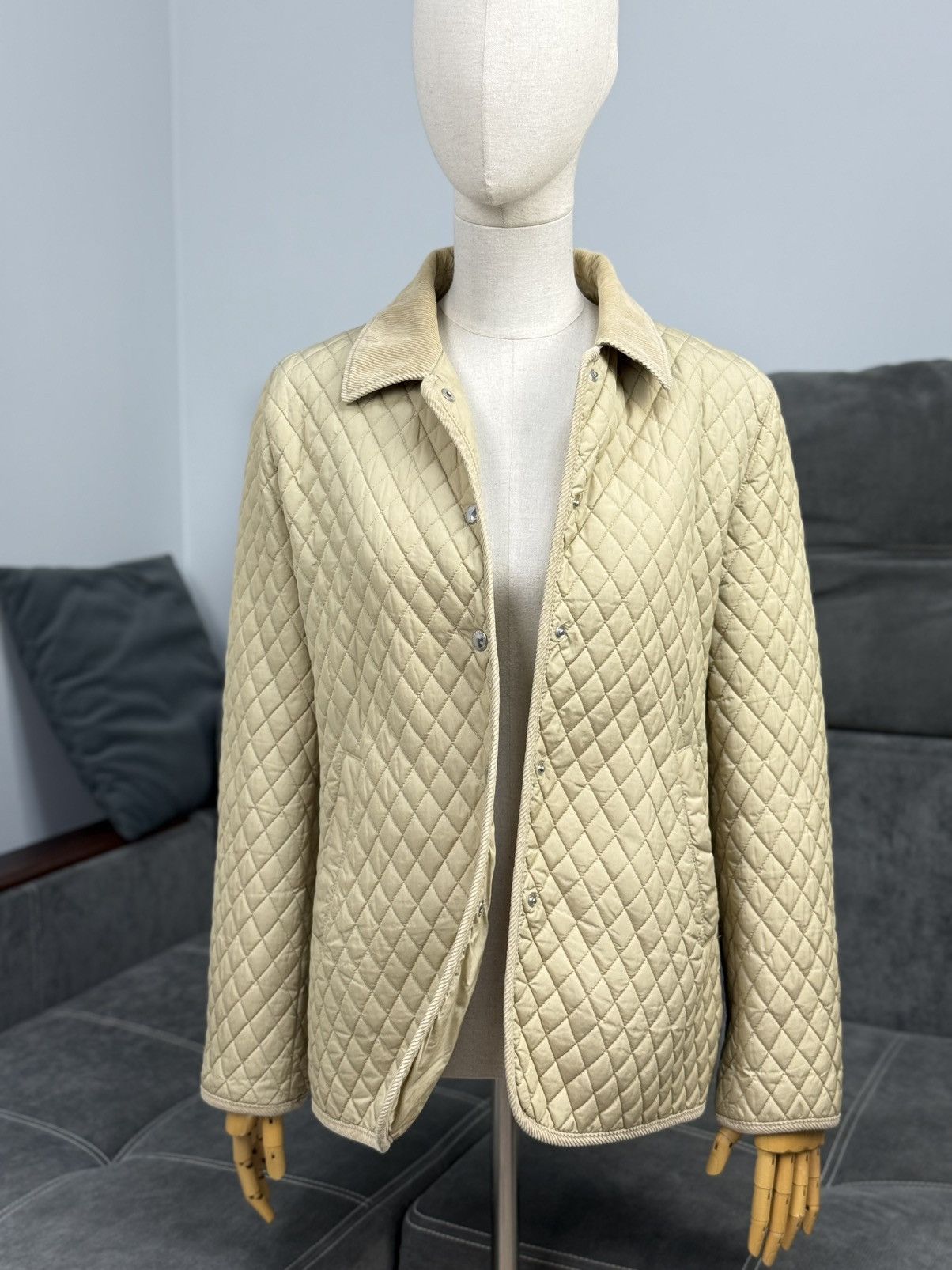 Burberry Burberry London Quilted Jacket Beige Nova Check Lining Size M / US 6-8 / IT 42-44 - 6 Thumbnail