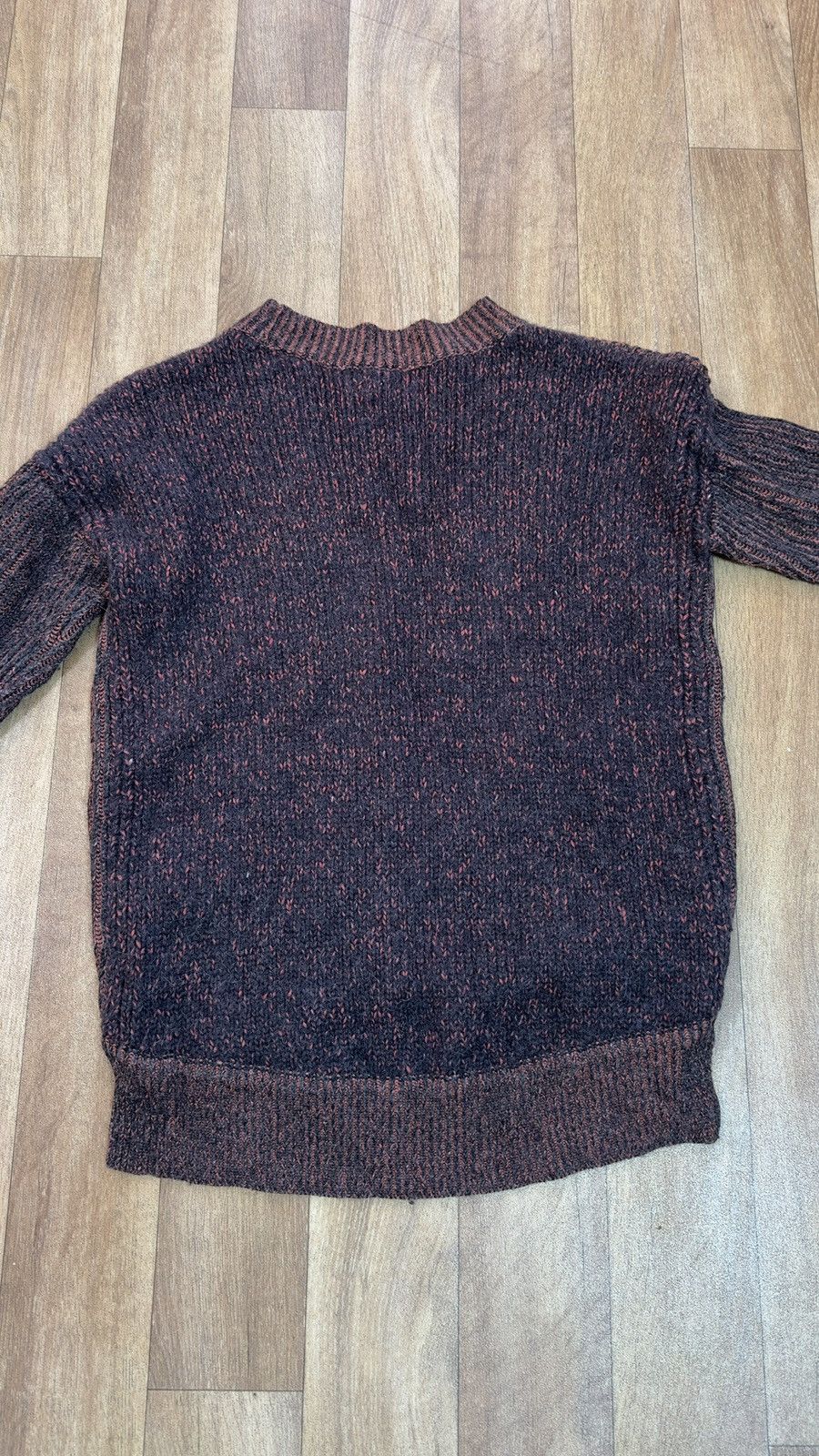 Allsaints AllSaints Velo Sweater Wool Alpaca Blend Marled Chunky Size S / US 4 / IT 40 - 6 Thumbnail