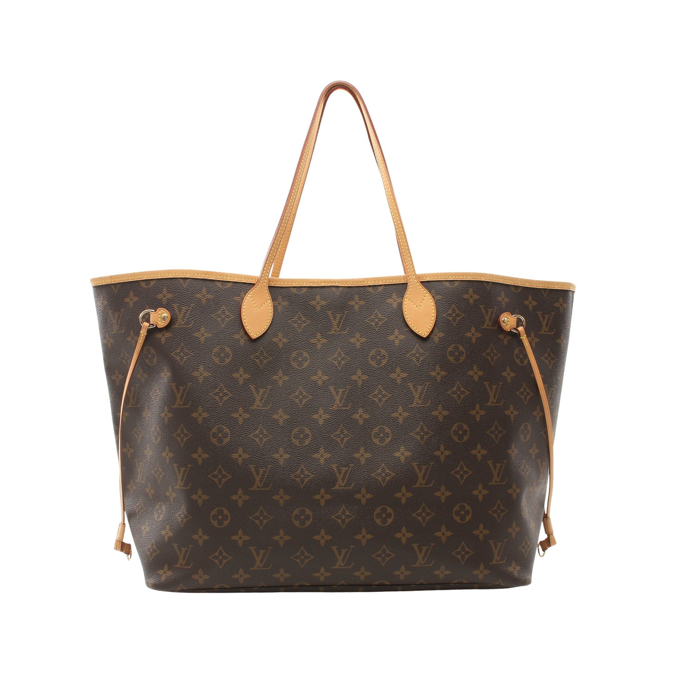 Louis Vuitton Louis Vuitton Neverfull Gm Monogram Shoulder Bag Tote Leather Brown Size ONE SIZE - 1 Thumbnail