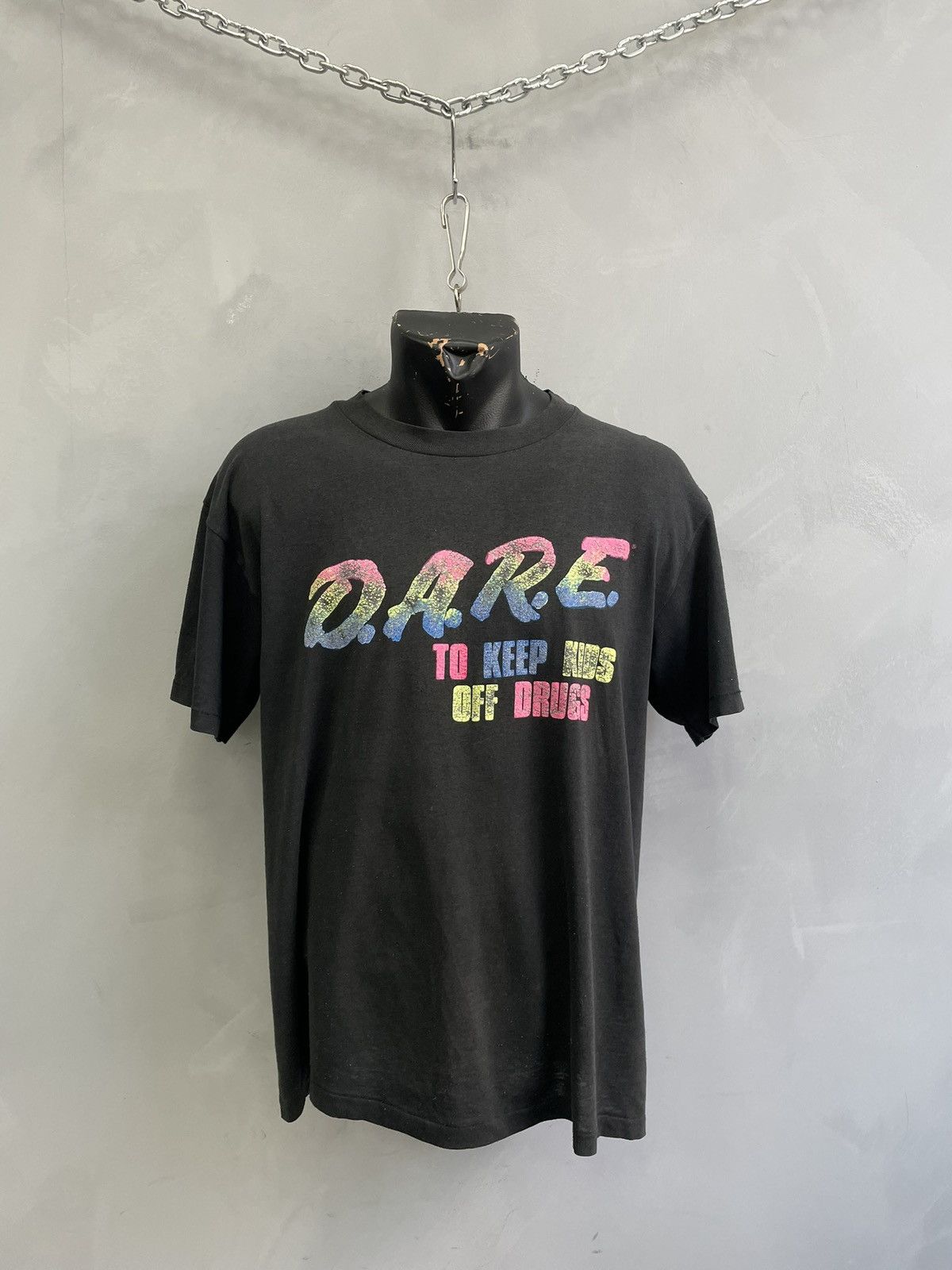 D.A.R.E Retro D.A.R.E. Vintage single stitch t shirt Size US L / EU 52-54 / 3 - 1 Thumbnail