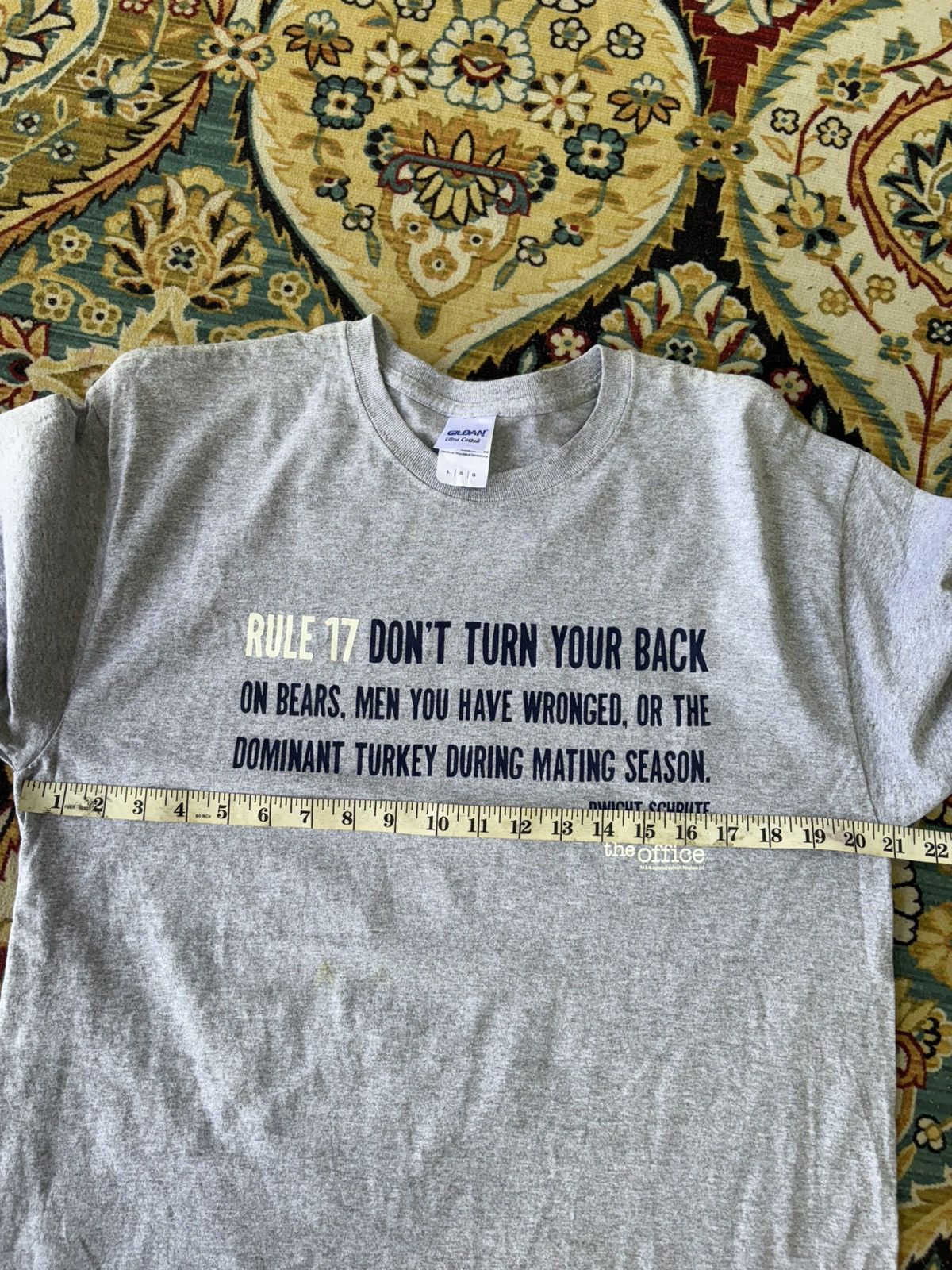 Vintage Vintage The Office Funny Quote Dwight Schrute Tee Size US L / EU 52-54 / 3 - 9 Thumbnail