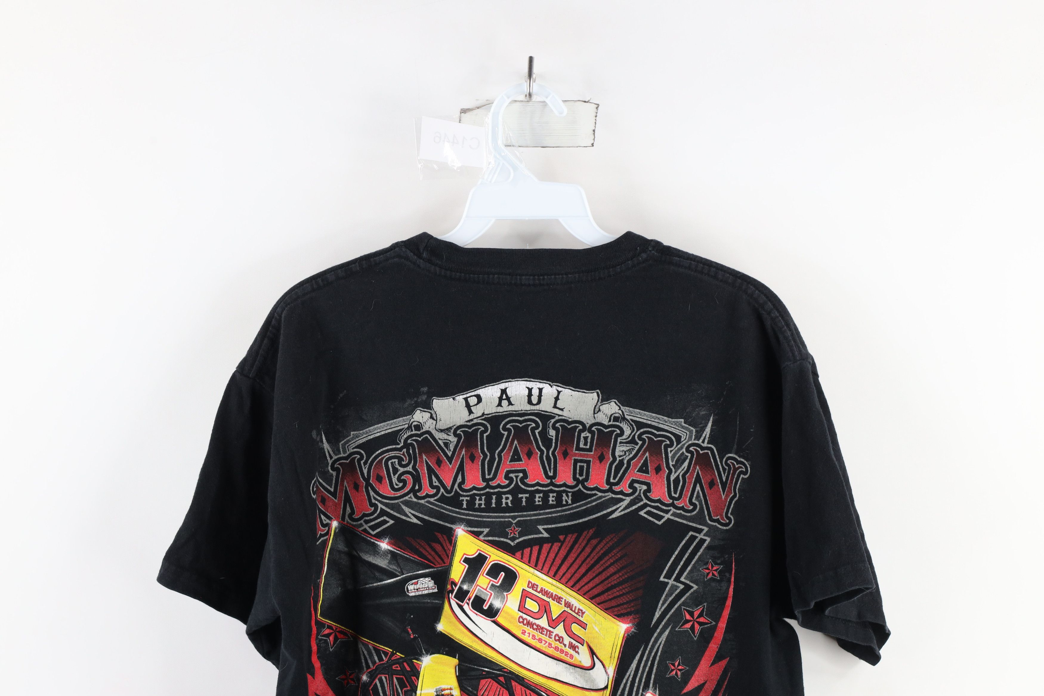 Vintage Vintage Y2K Paul McMahan Car Racing T-Shirt Black Cotton Size US M / EU 48-50 / 2 - 16 Thumbnail