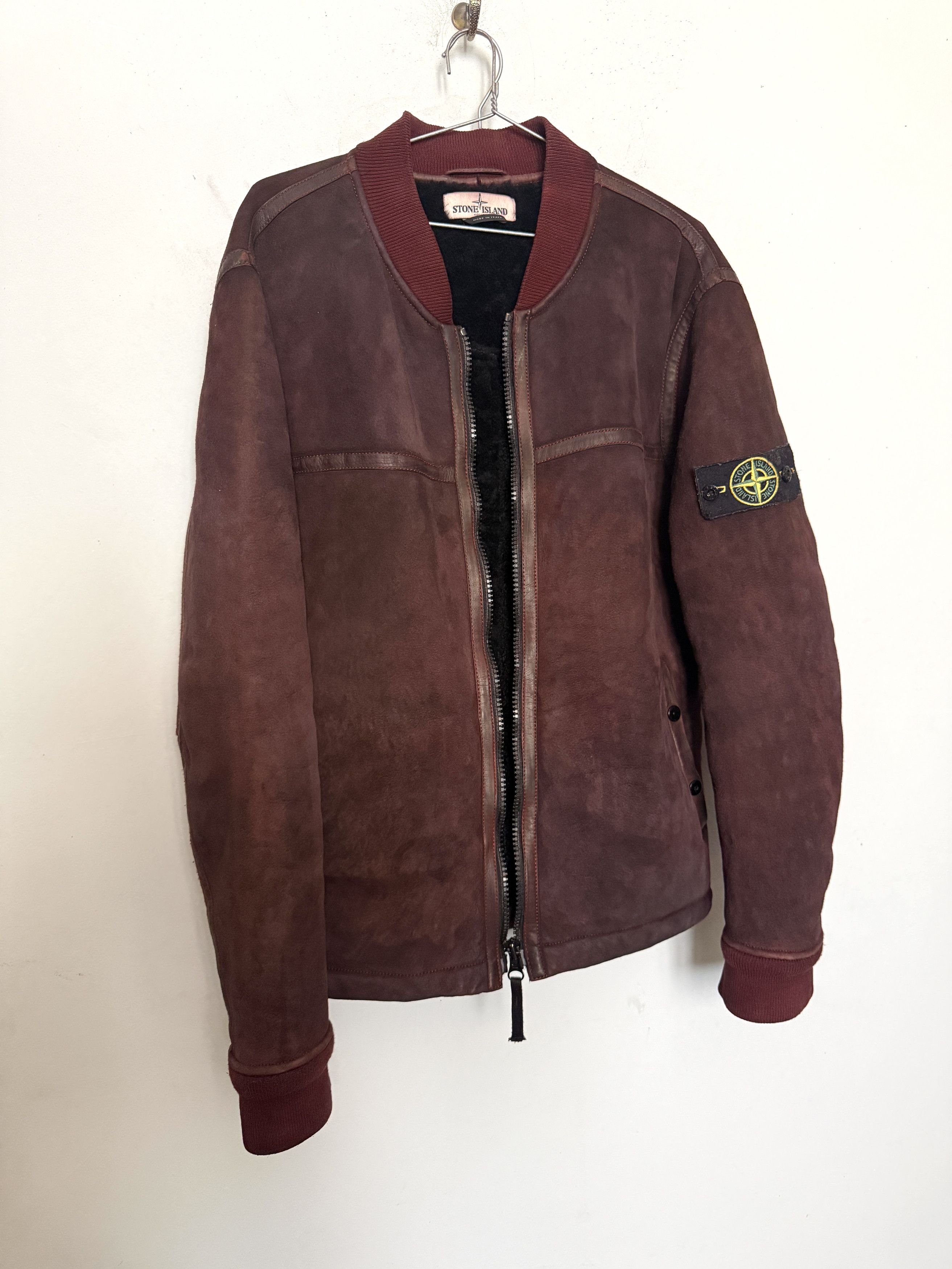 Stone Island 🔥Stone island sheepskin dyed Garment jacket suede Size US XL / EU 56 / 4 - 4 Thumbnail