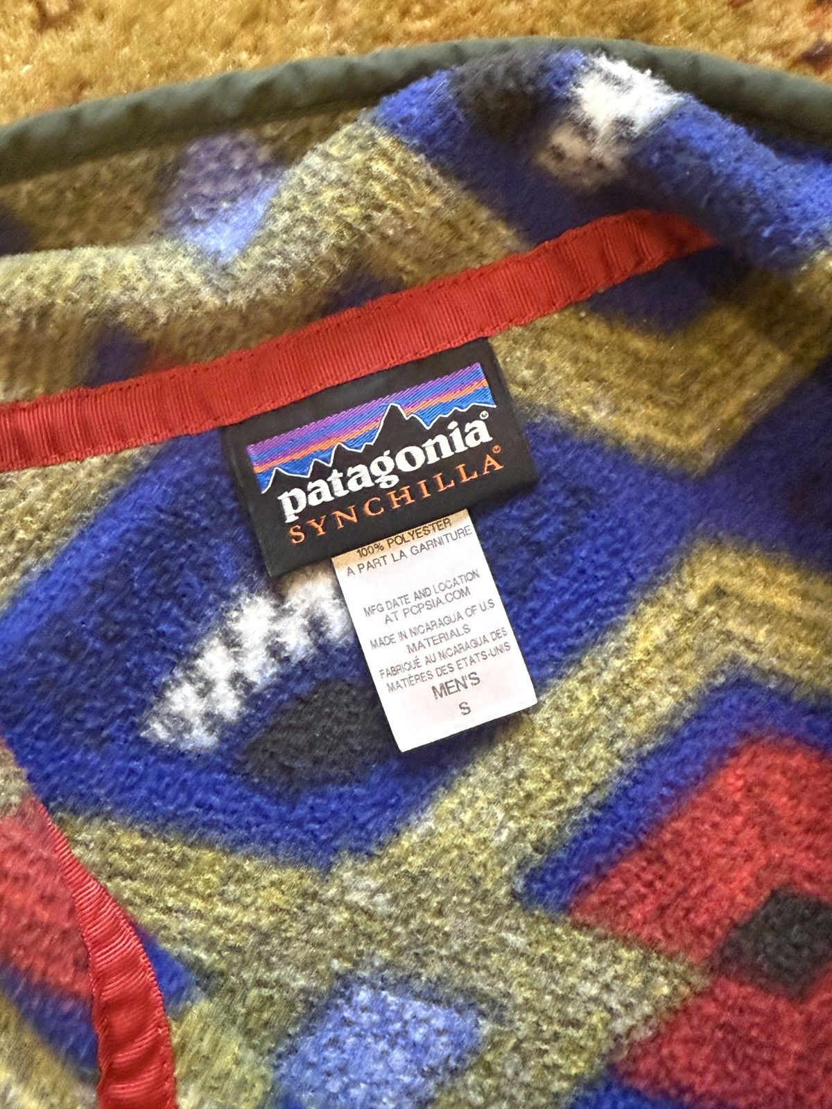 Patagonia Vintage Patagonia Synchilla Snap Pullover Size US S / EU 44-46 / 1 - 3 Thumbnail