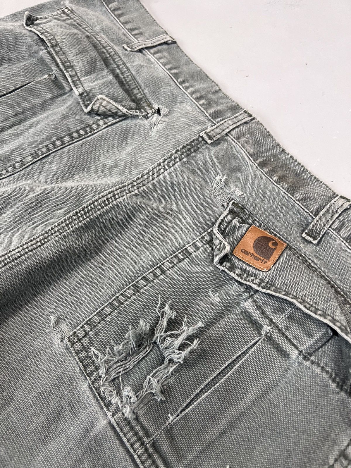 Carhartt Vintage Carhartt B1140 damaged cargo denim Size US 38 / EU 54 - 8 Thumbnail