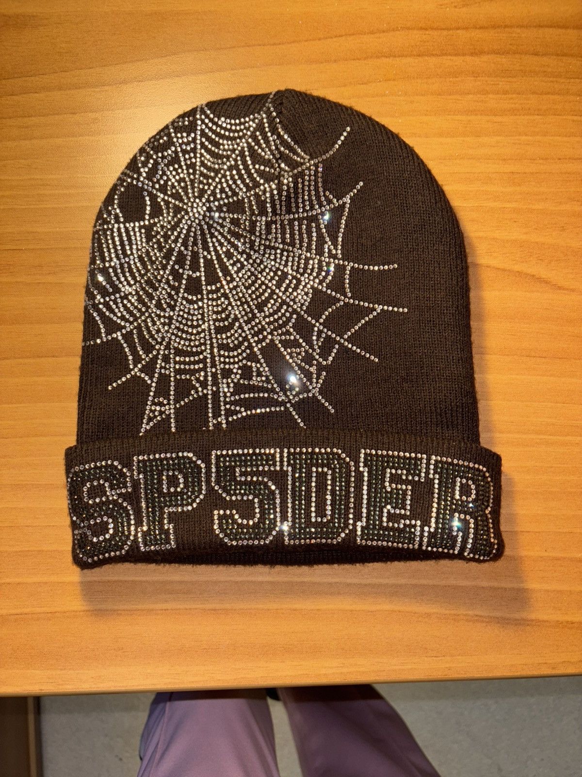 Sp5der Spider beanie brown Size ONE SIZE - 1 Thumbnail