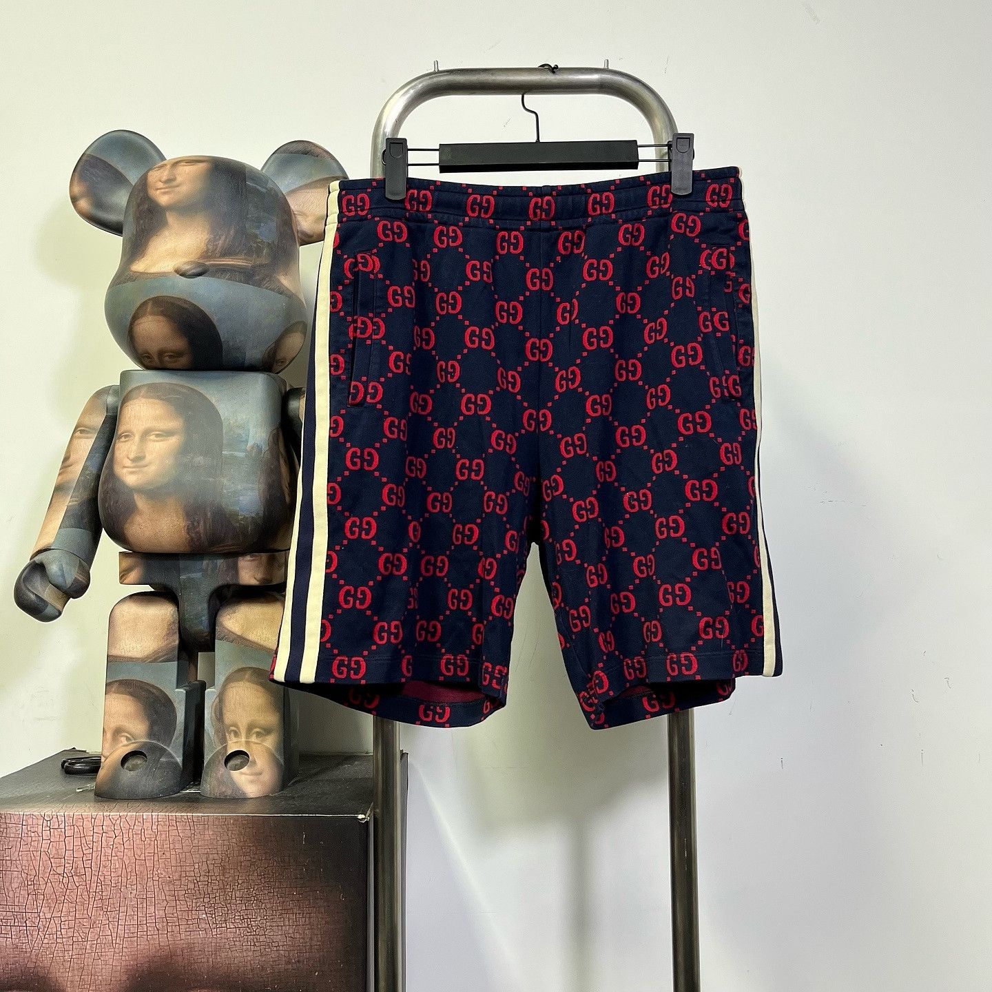 Gucci Gucci Monogram Side Stripe Jacquard Shorts Size M Size US 32 / EU 48 - 1 Thumbnail