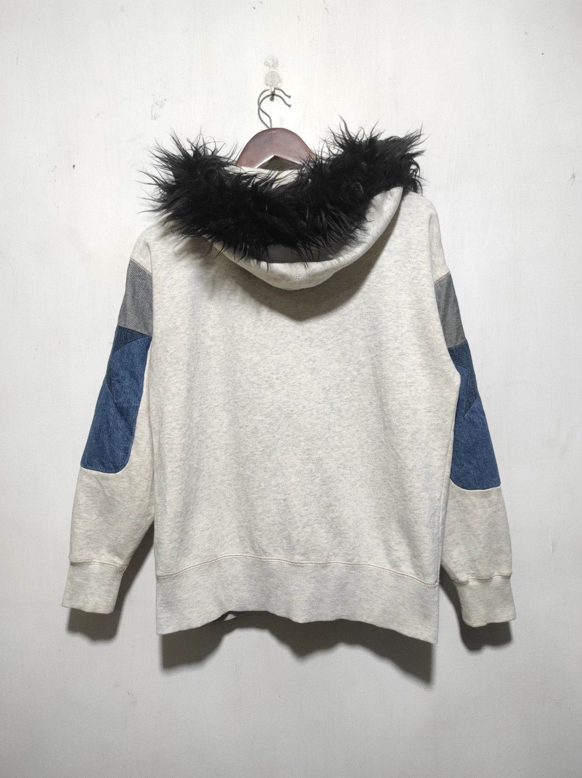 Diesel Diesel patchwork zip fur hoodie ifsix LGB style Size US XS / EU 42 / 0 - 13 Thumbnail