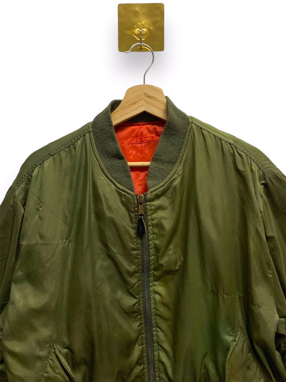 Other Vintage Bomber Jacket Air Force Intermedjate Reversible Size US M / EU 48-50 / 2 - 2 Thumbnail