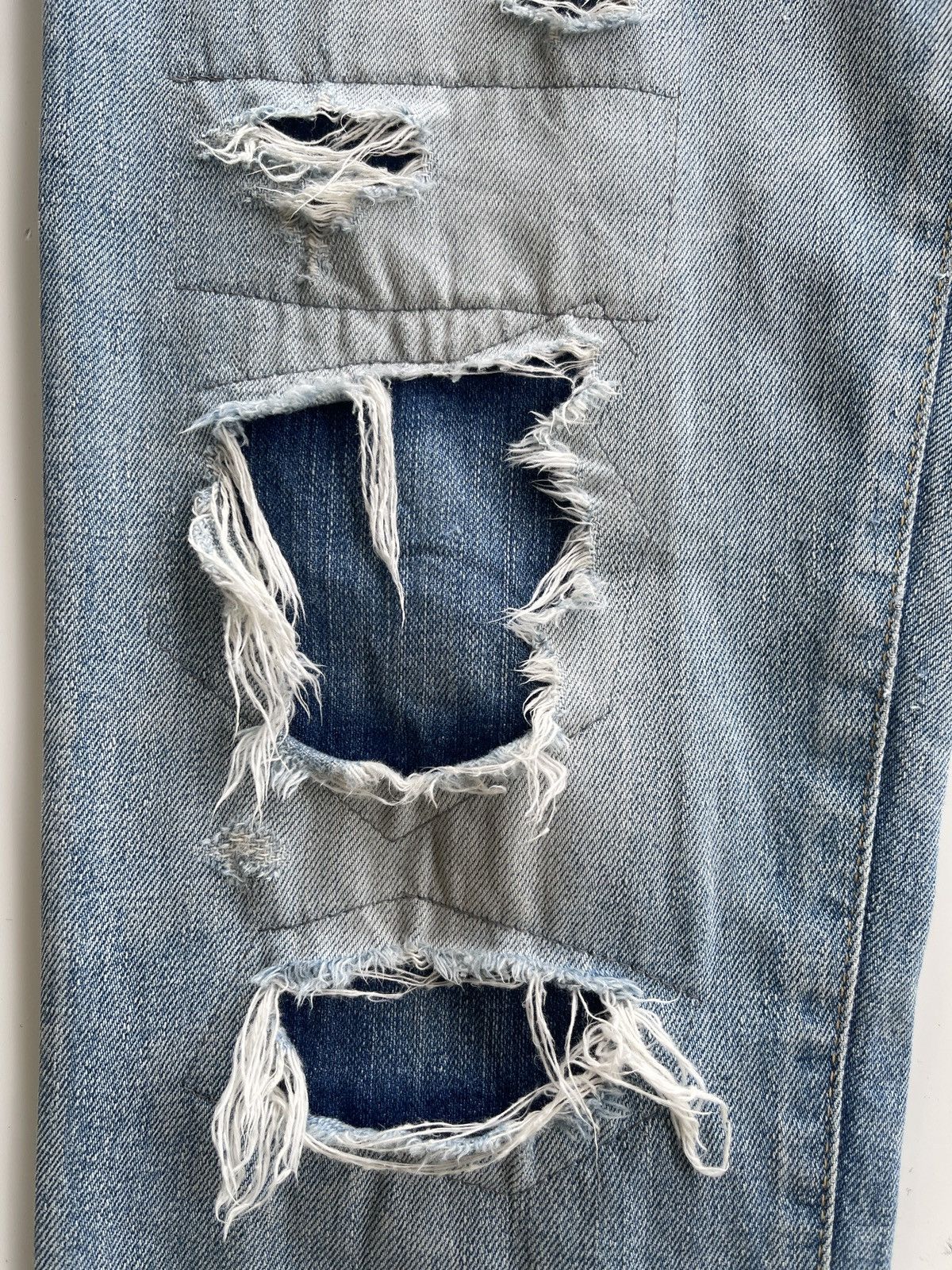 Vintage Vintage Edwin Sashiko Boro Distressed Jeans Size US 32 / EU 48 - 9 Thumbnail