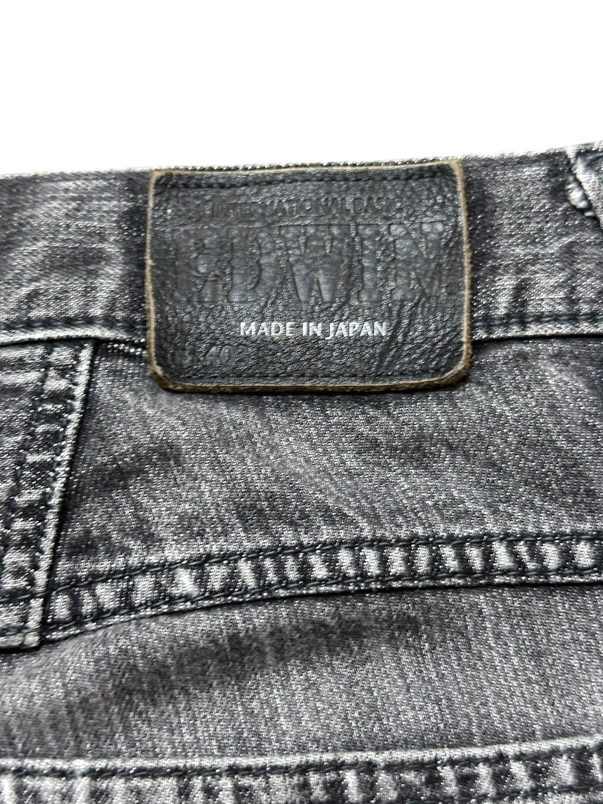 Edwin Vintage Edwin 403 Faded Whiskers Distressed Denim Size US 31 - 9 Thumbnail