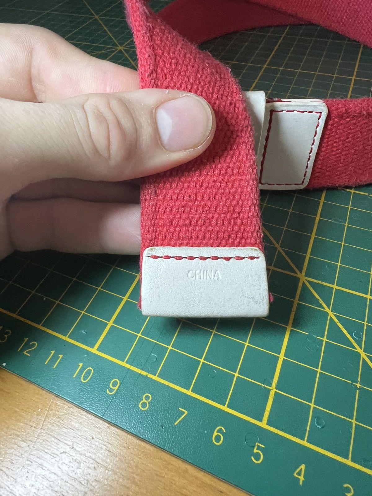 Lacoste Vintage Lacoste metal logo buckle woven fabric strap belt Size ONE SIZE - 5 Thumbnail