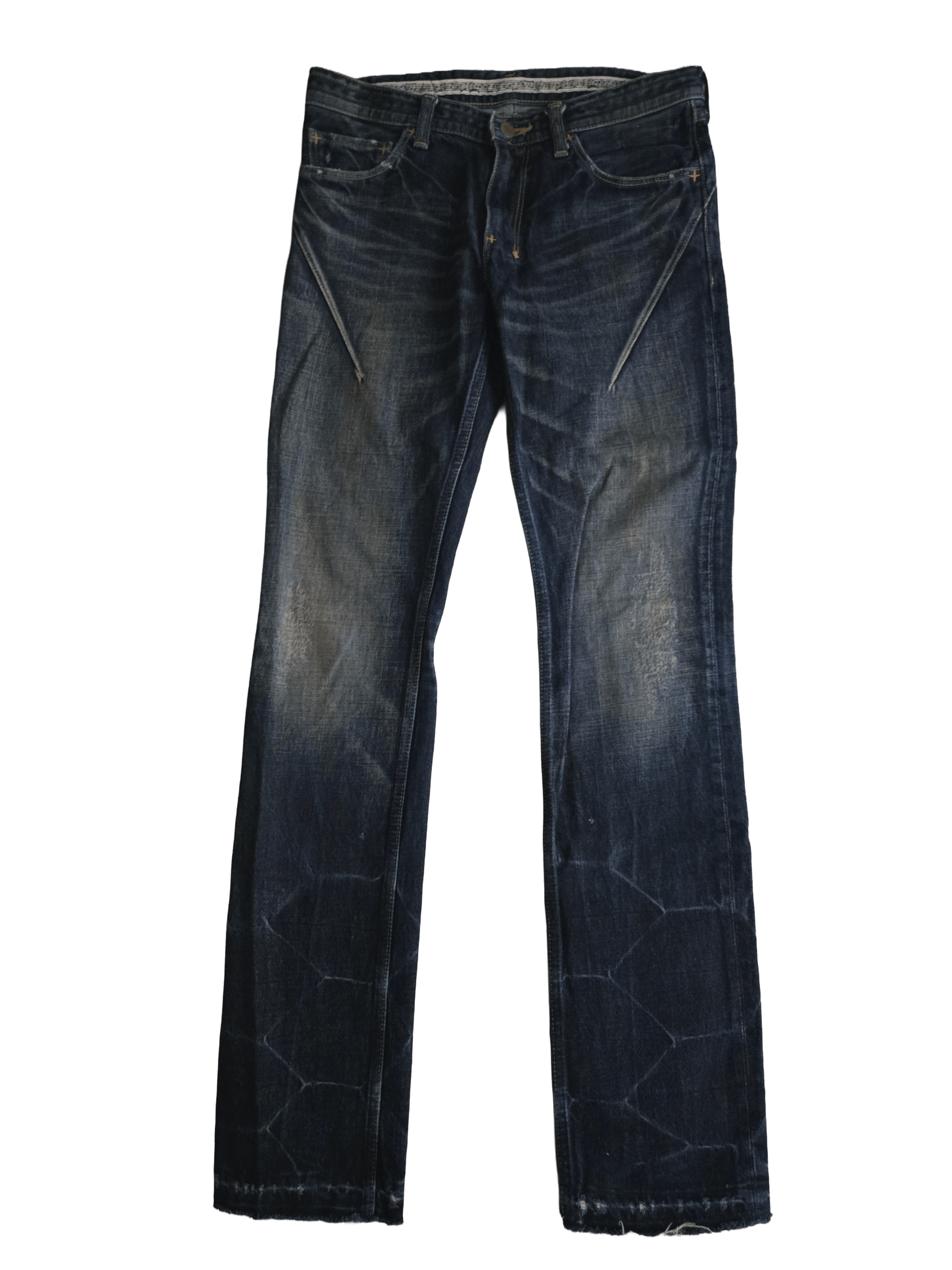 Number (N)ine Number Nine SS 08 Honeycomb lighter pain denim | Grailed