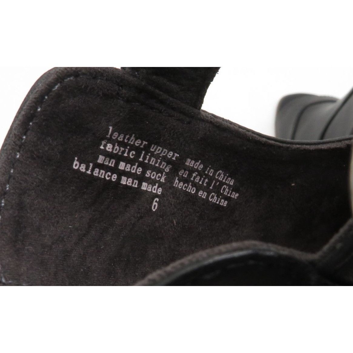 Seychelles Seychelles Women's Black Leather Peep-Toe Heeled Sandals Sil Size US 6 / IT 36 - 6 Thumbnail