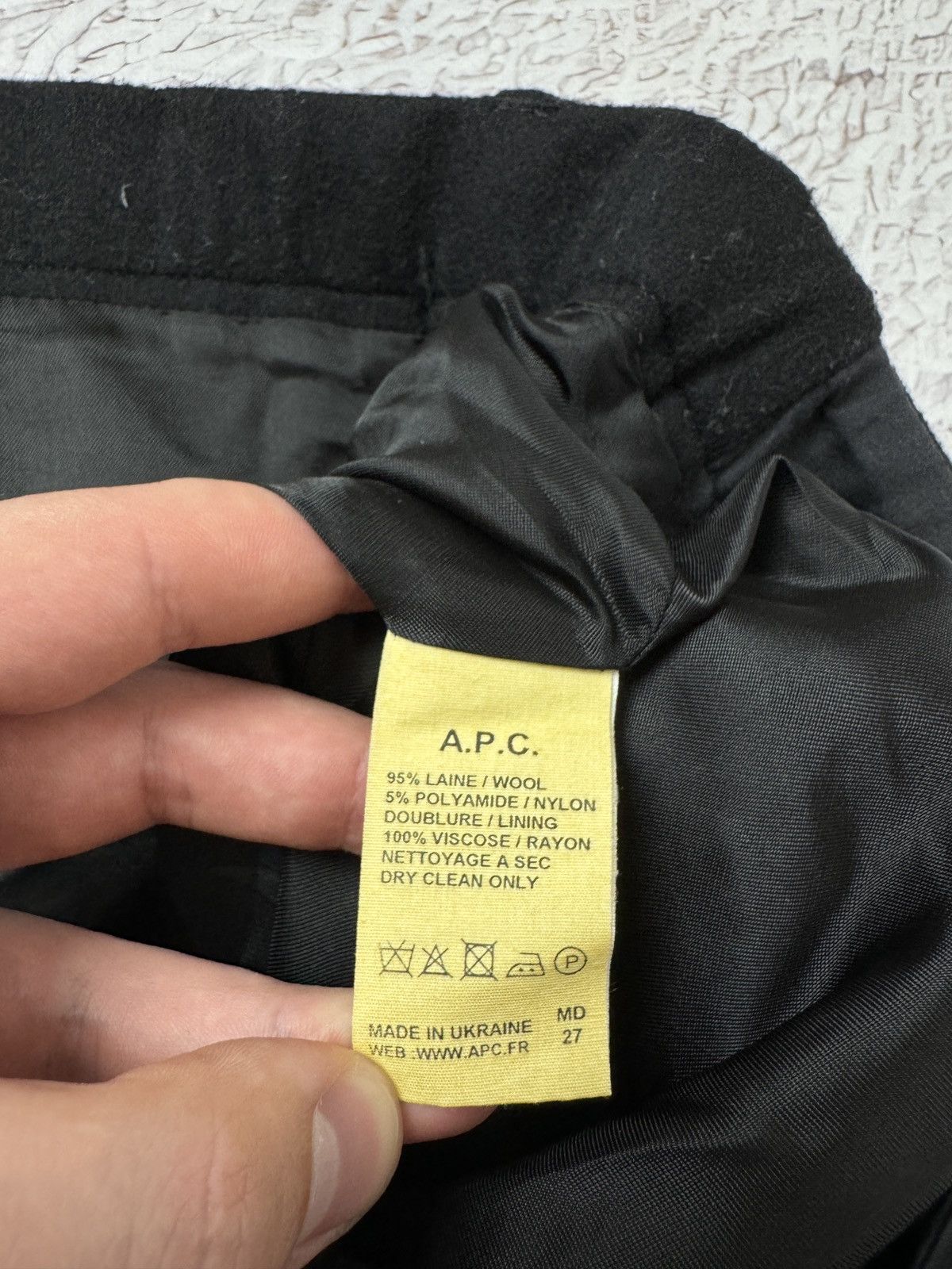 A.P.C. × Japanese Brand A.P.C Rue Madame Paris Japanese market wool skirt size 40 Size 28" / US 6 / IT 42 - 9 Thumbnail