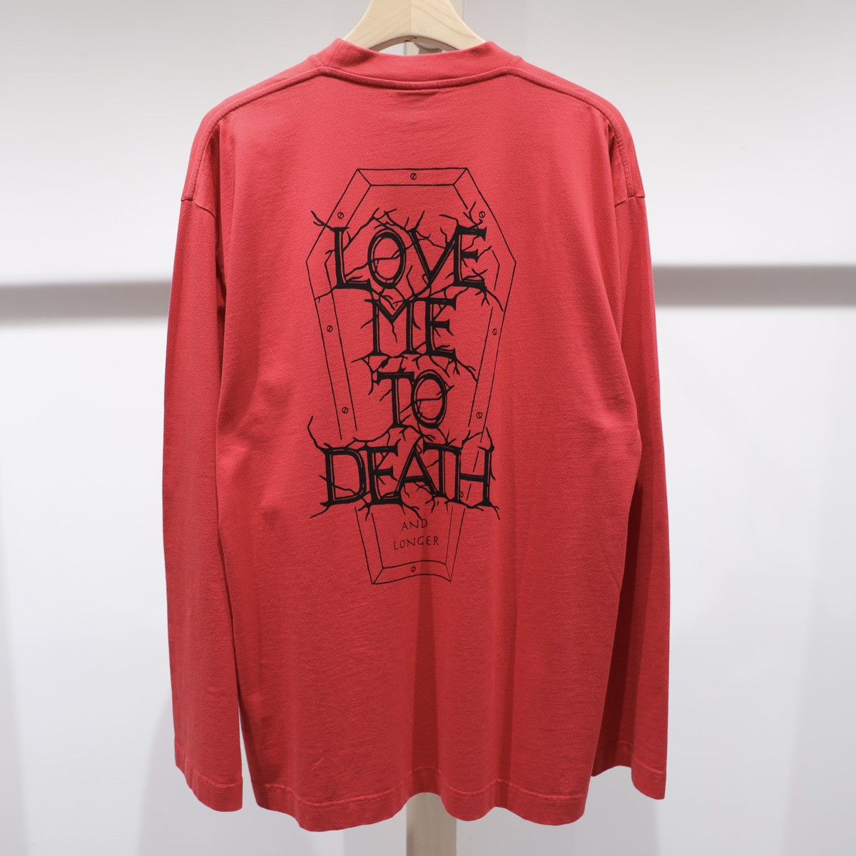 Vetements VETEMENTS 2018 Love Me To Death Cotton Long-Sleeve T-Shirt Size US S / EU 44-46 / 1 - 10 Thumbnail