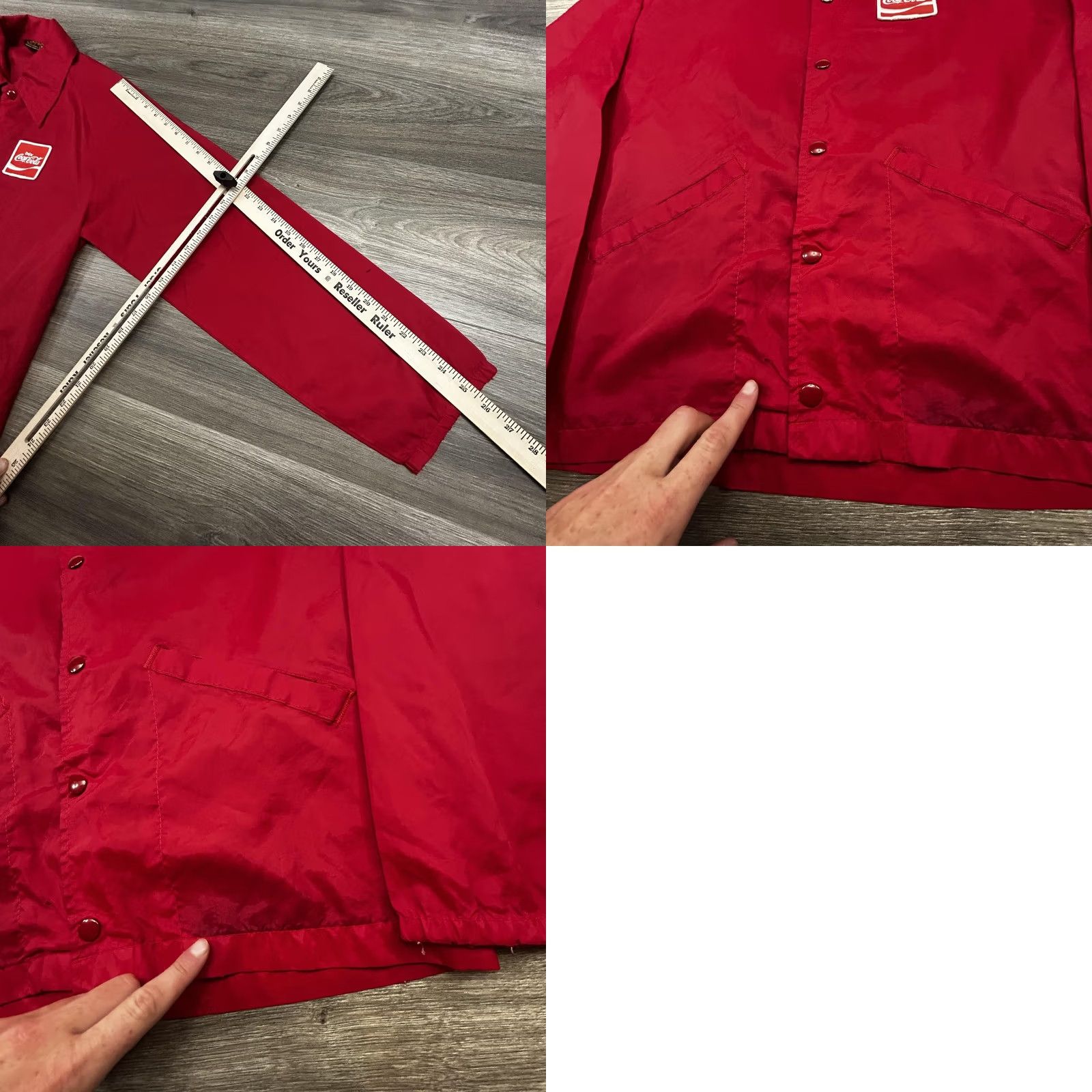 Vintage VINTAGE Swingster Coca-Cola Jacket Mens S Red Nylon Windbreaker Logo Spr Snaps Pockets Embroidered 70s Retro Coach Windbreaker Spring Casual Mens Size US S / EU 44-46 / 1 - 8 Thumbnail