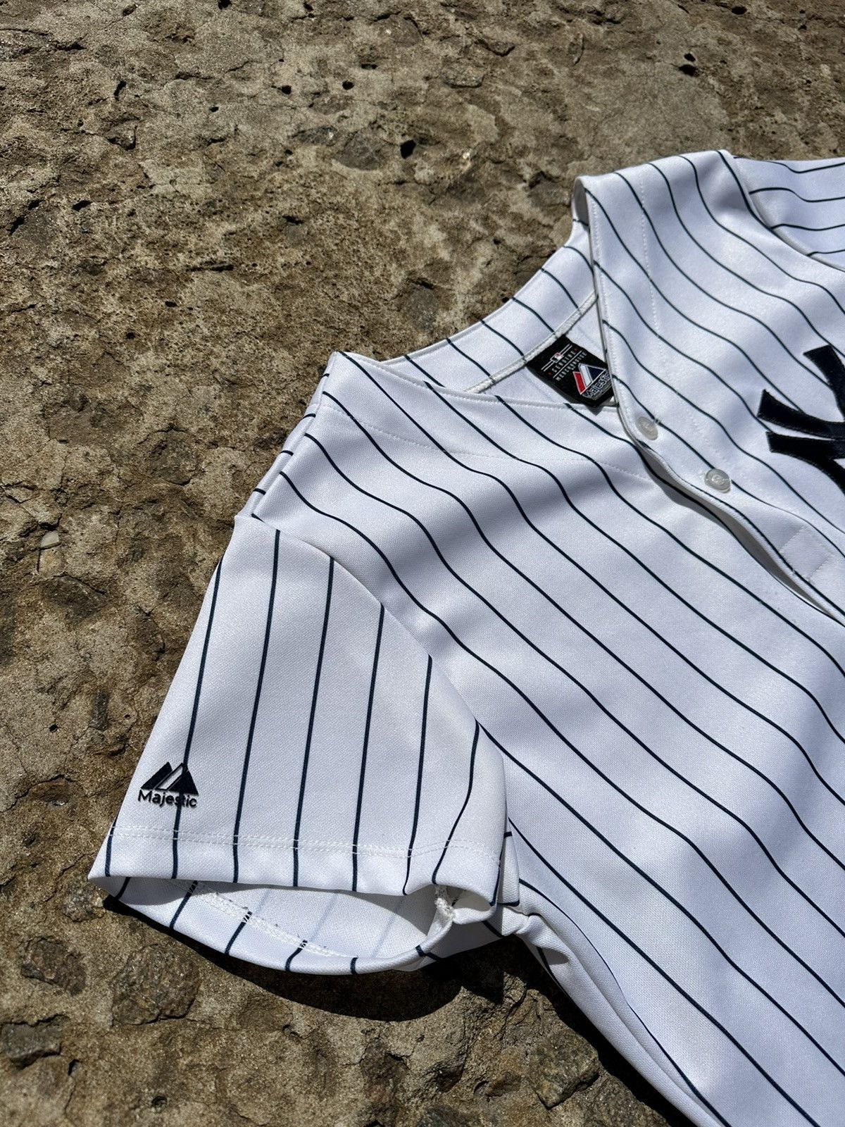 Majestic × New York Yankees Vintage 90s MLB New York Yankees Majestic Jersey Size US L / EU 52-54 / 3 - 4 Thumbnail