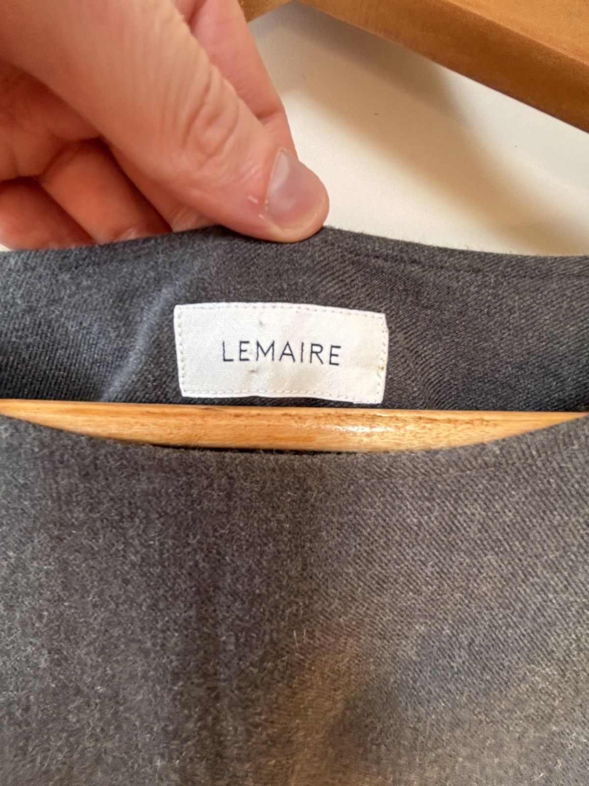Lemaire Charcoal Grey Cashmere Top Size US M / EU 48-50 / 2 - 3 Thumbnail